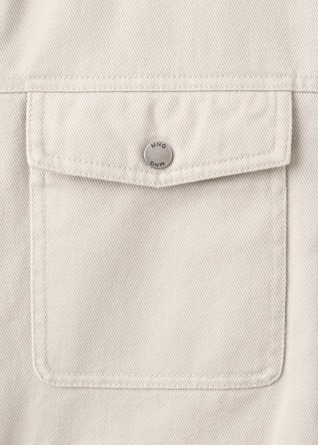 Denim jacket with fleece lining