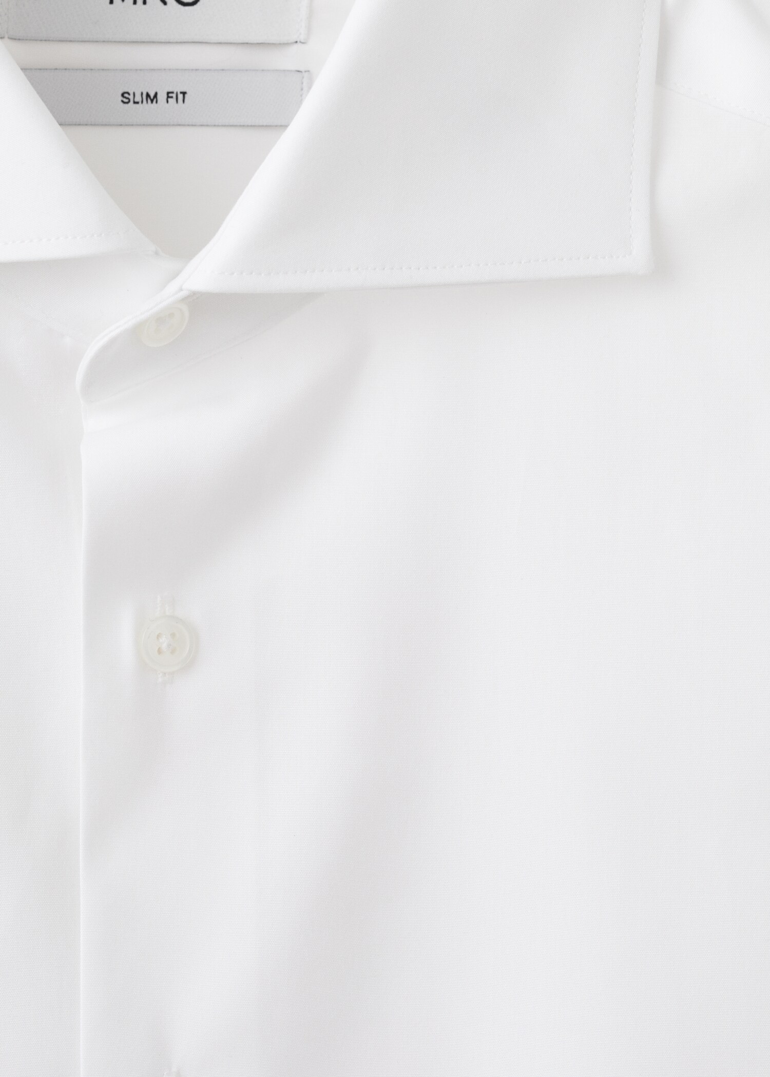 Slim-fit cotton poplin suit shirt - Details of the article 8