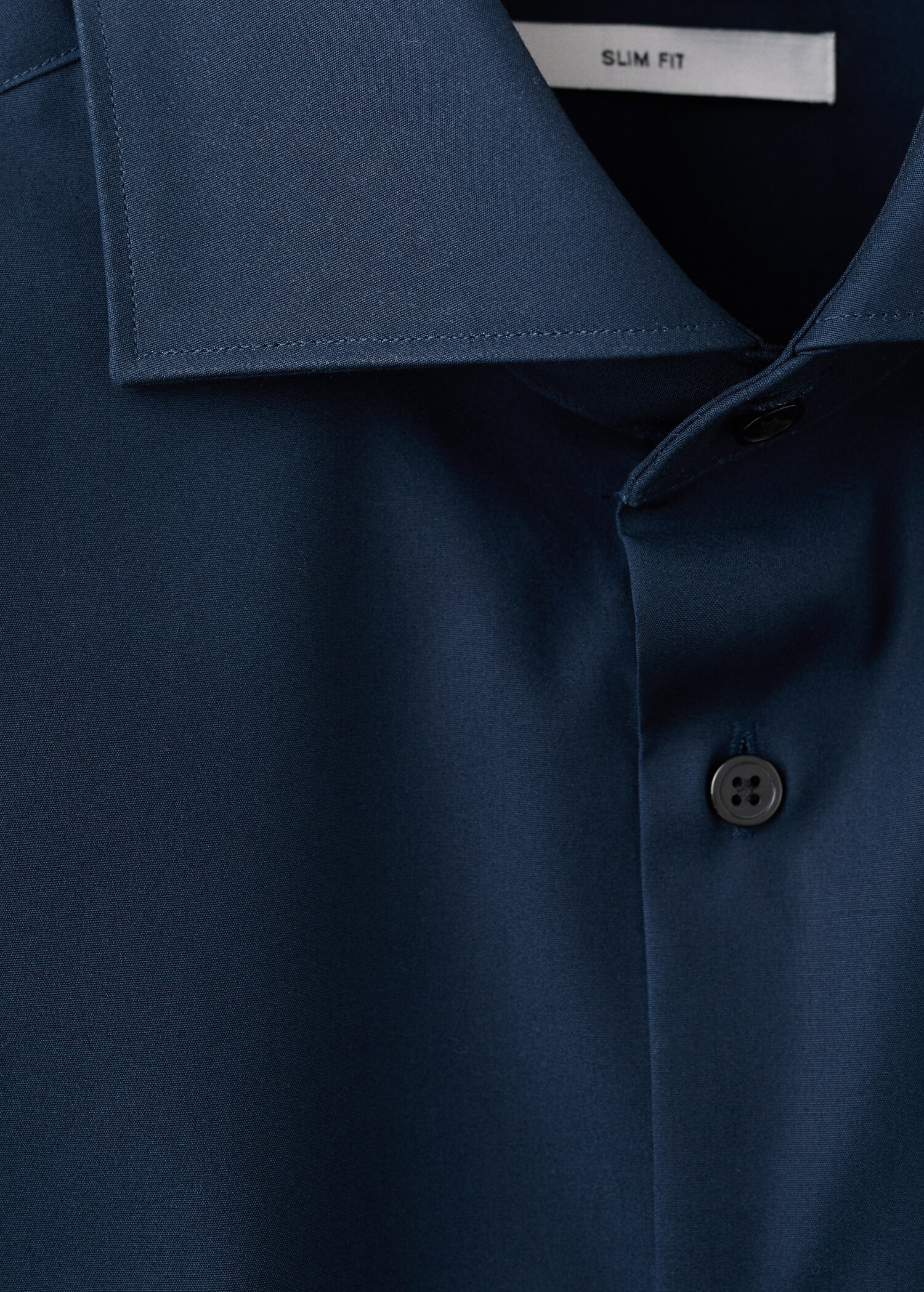 Slim-fit cotton poplin suit shirt - Details of the article 8