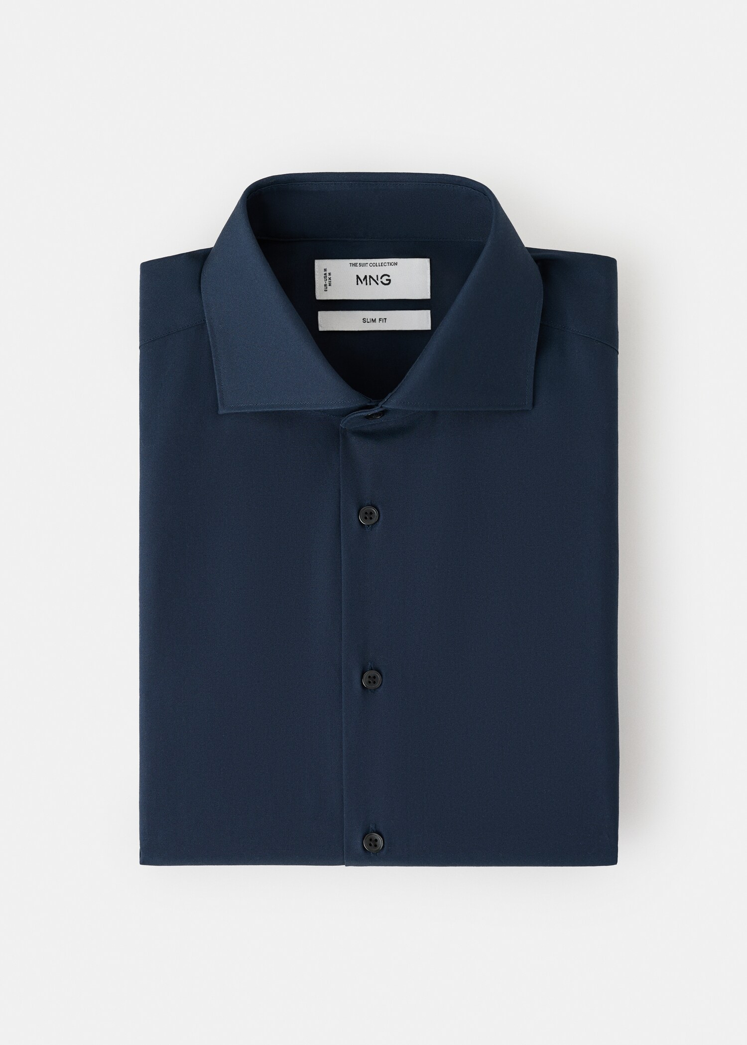 Slim-fit cotton poplin suit shirt - Details of the article 9