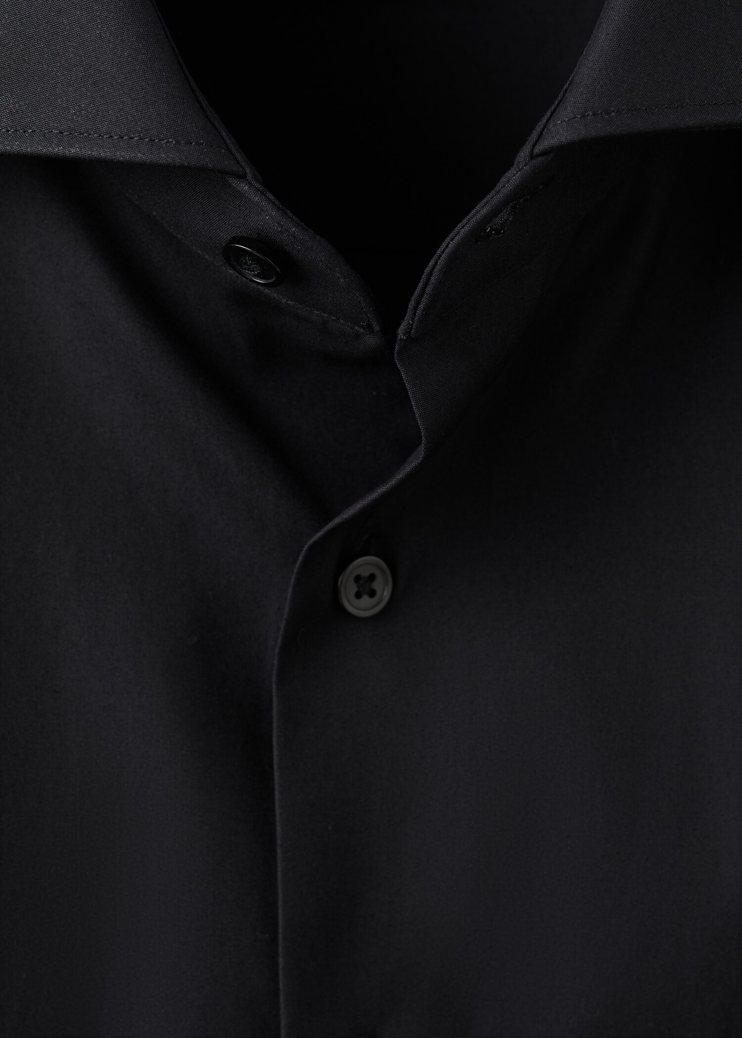 Slim-fit cotton poplin suit shirt - Details of the article 8