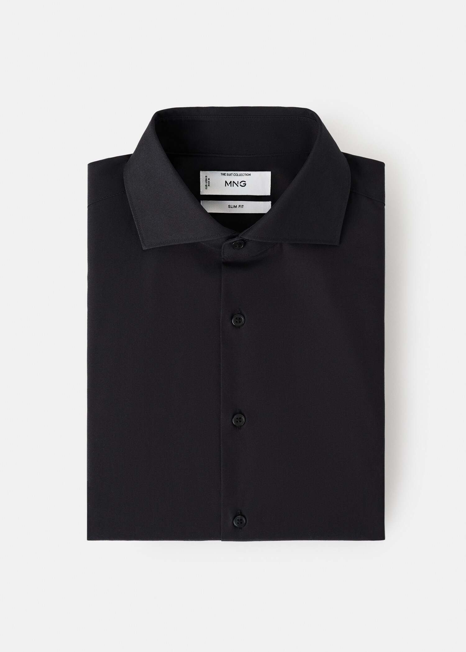 Slim-fit cotton poplin suit shirt - Details of the article 9