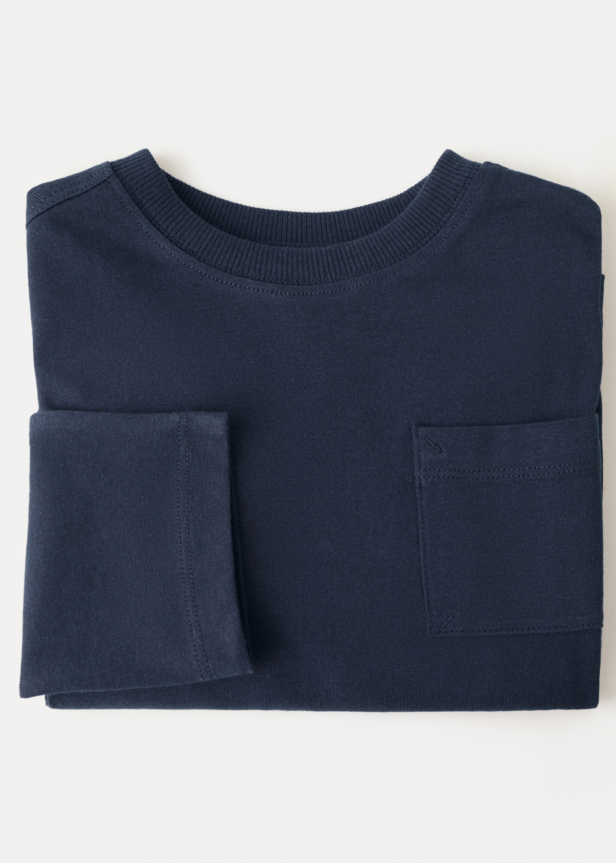 T-shirt coton poche - Détail de l'article 0, Bleu marine. Ref: 27061196-00.