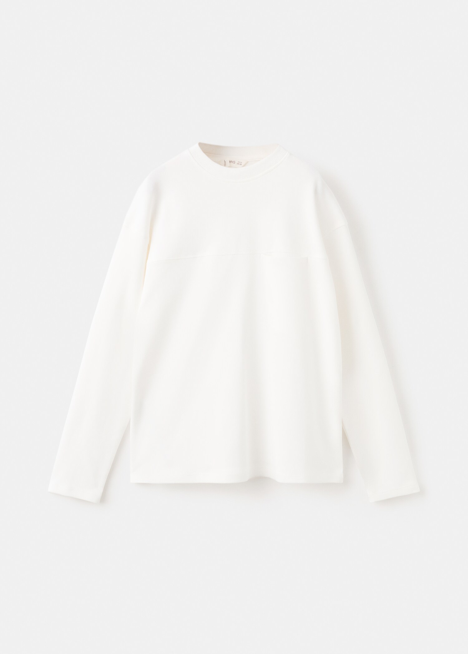 T-shirt with pocket and seam detail - Article without model