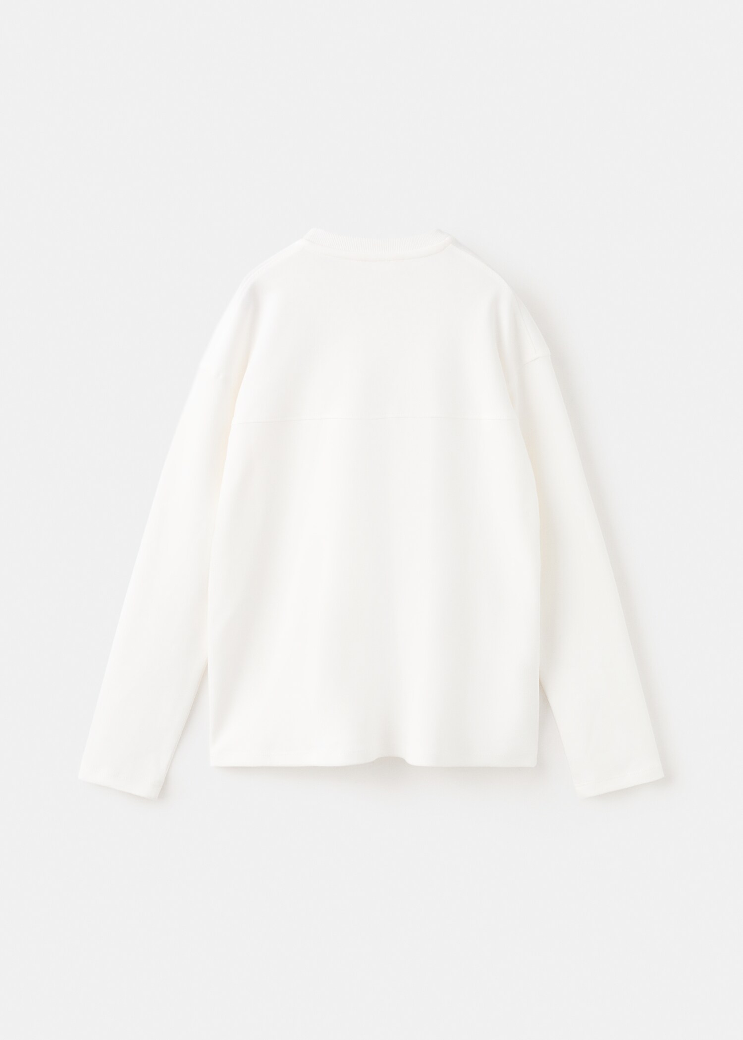 T-shirt with pocket and seam detail - Reverse of the article