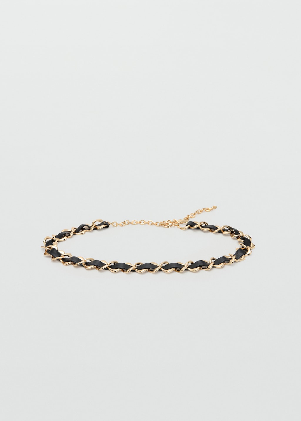 Combined chain-link belt