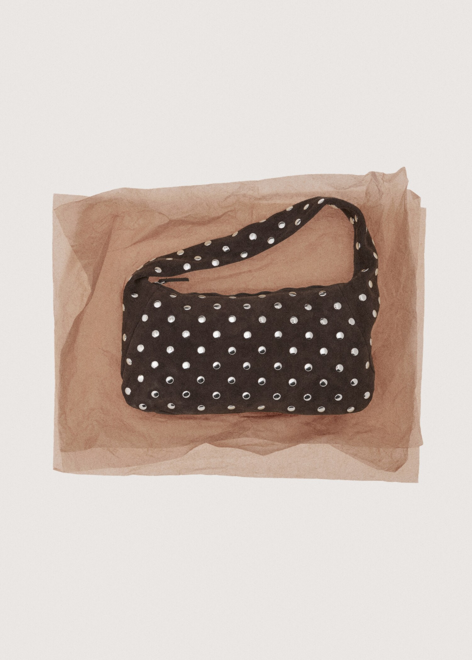 Studded leather shoulder bag - Details of the article 7