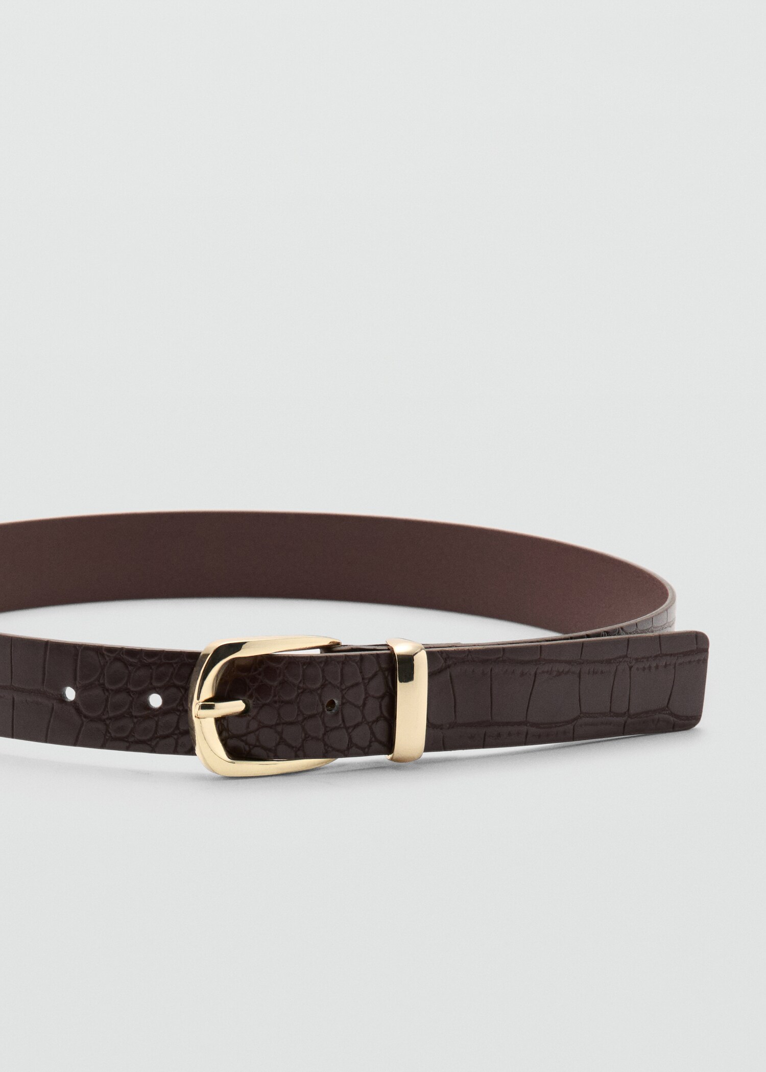 Croco faux-leather belt - Details of the article 1