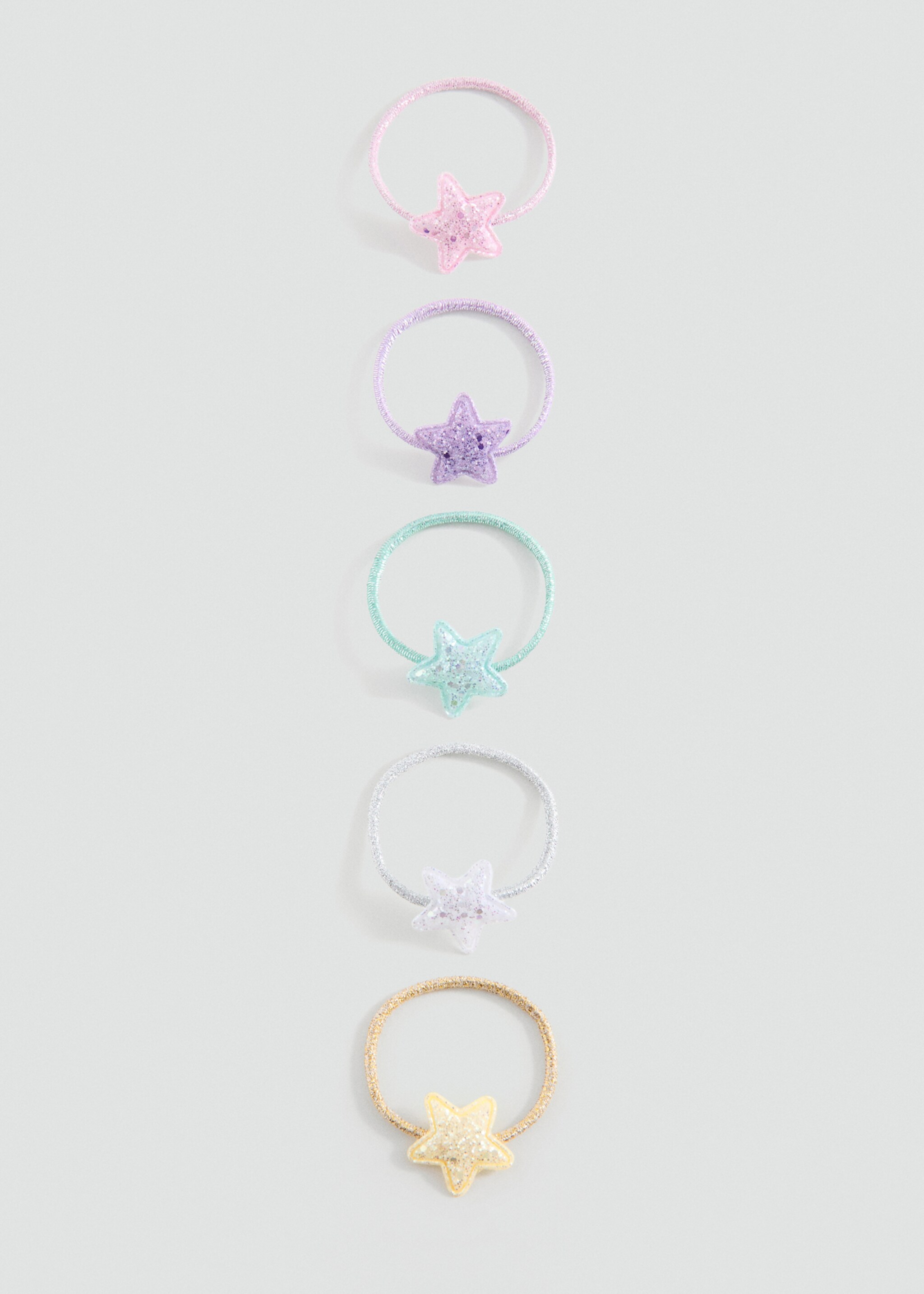Pack of 5 hair bands - Article without model, Pink. Ref: 27061207-00.