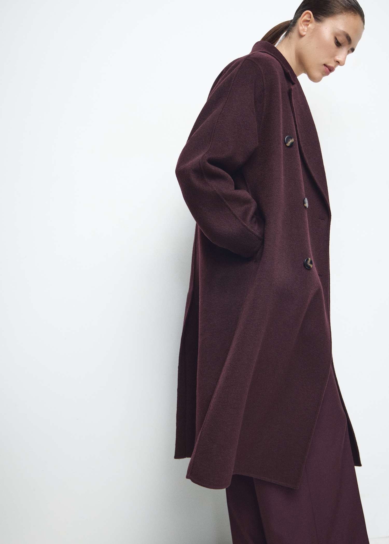 Handmade oversized wool coat - Details of the article 1