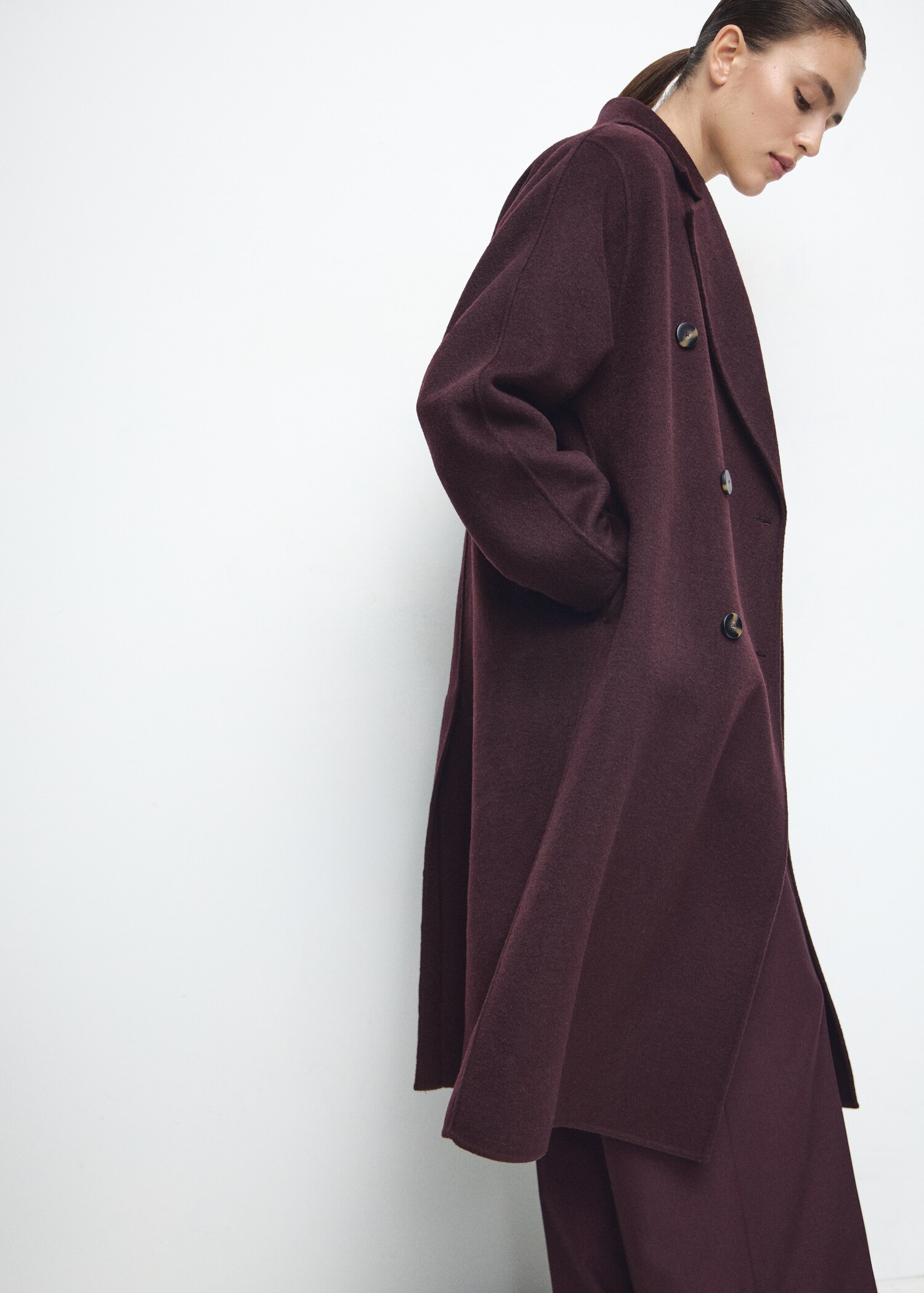 Handmade Oversized Wool Coat