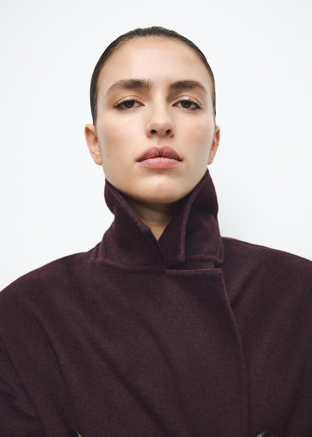 Mango Handmade oversized wool coat