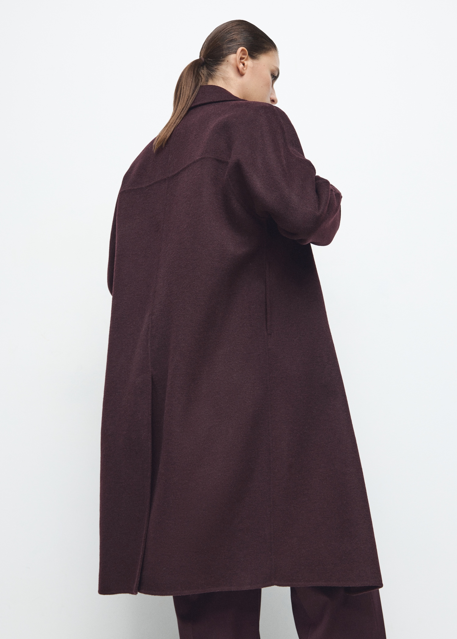 Handmade Oversized Wool Coat
