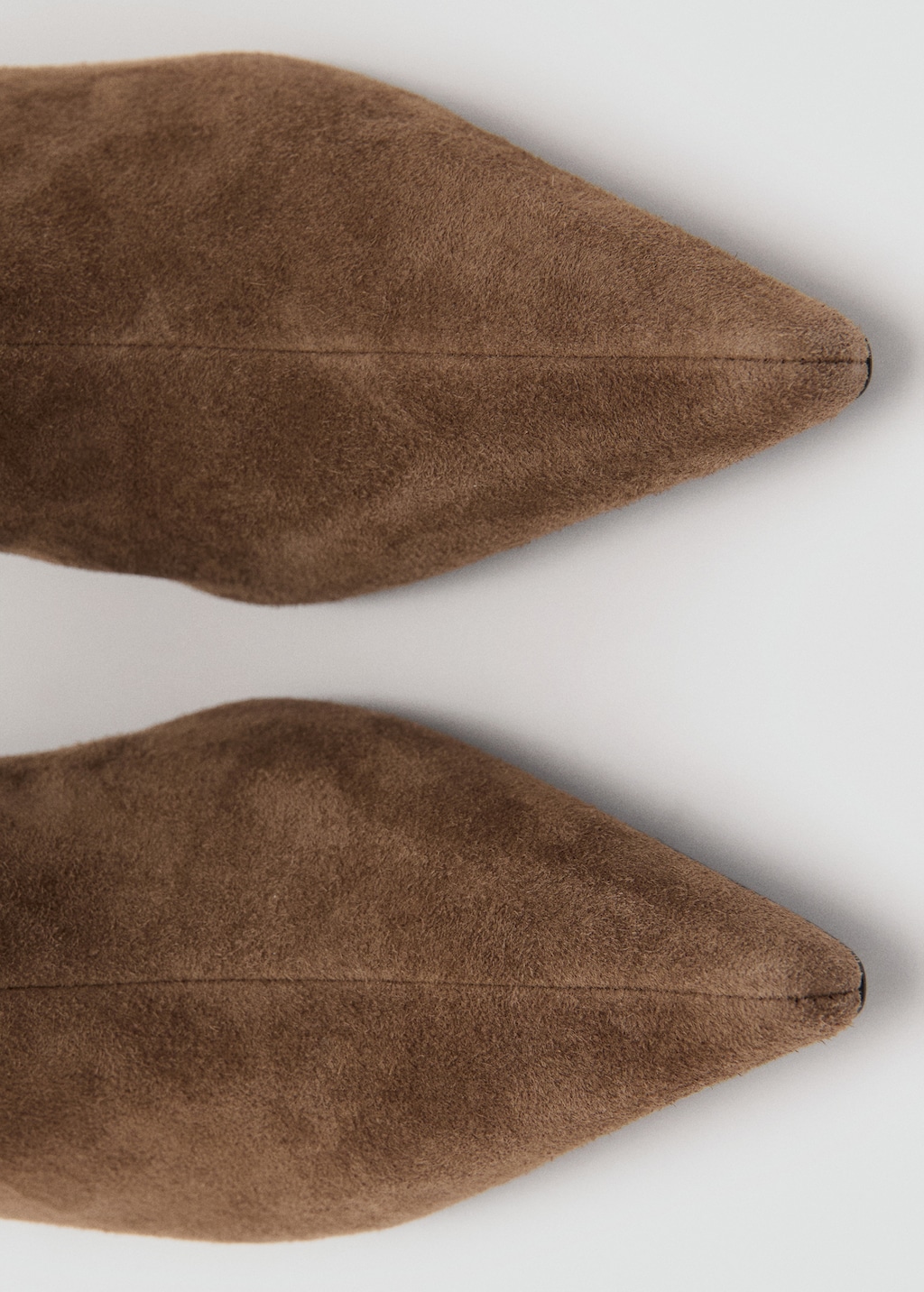 Suede leather ankle boots