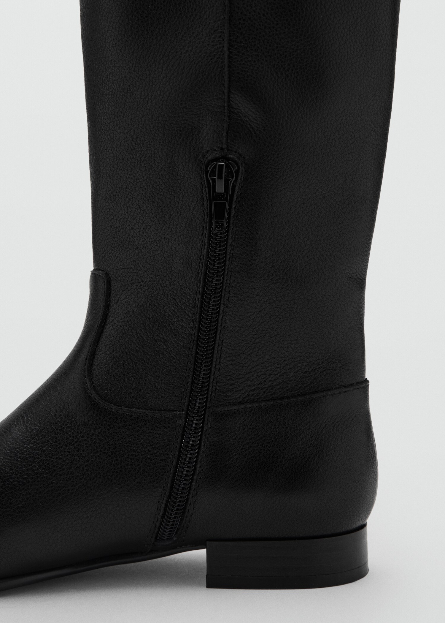 Bottes cuir fermeture Éclair - Détail de l'article 1