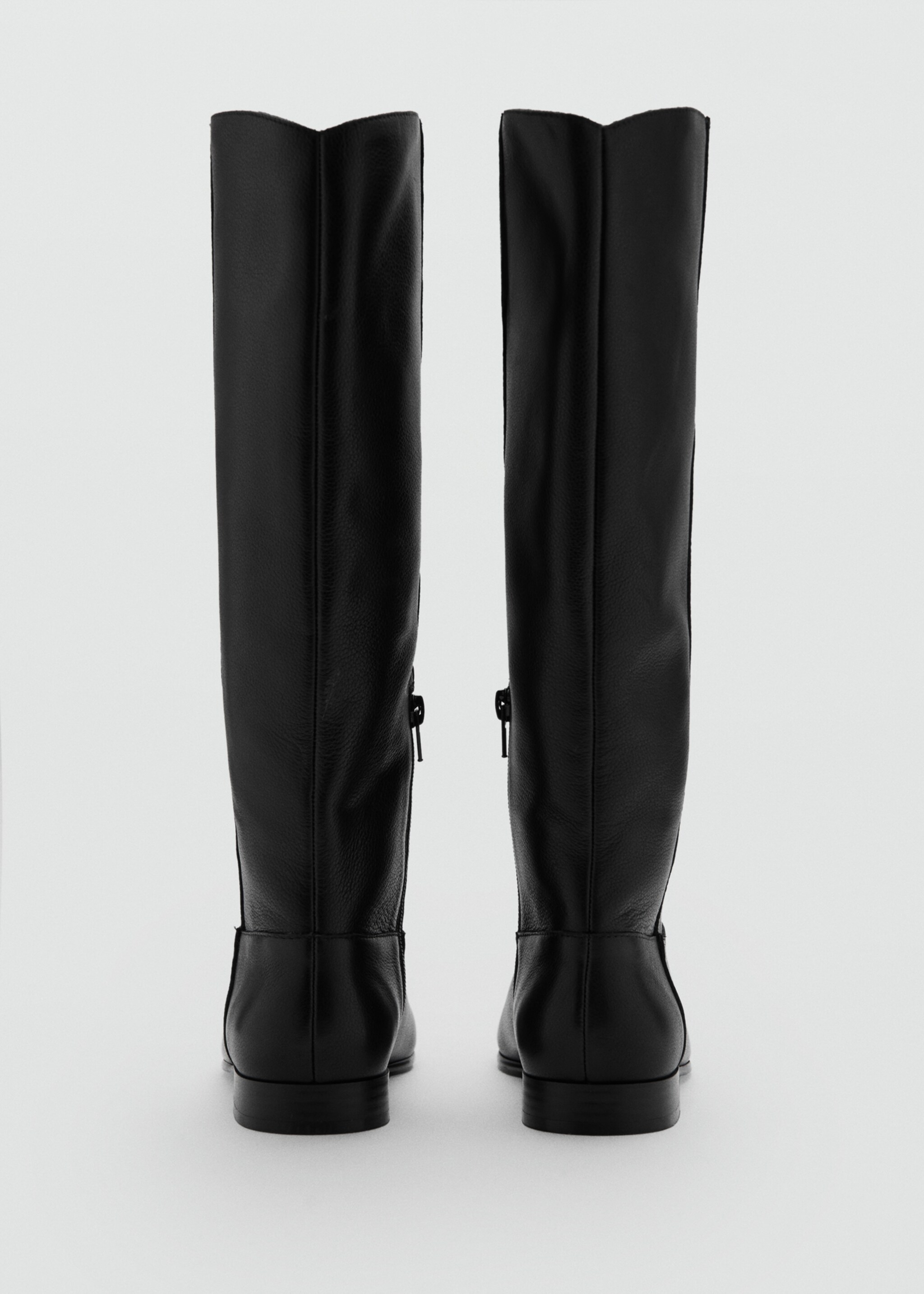 Bottes cuir fermeture Éclair - Détail de l'article 2, Noir. Ref: 27061212-00.