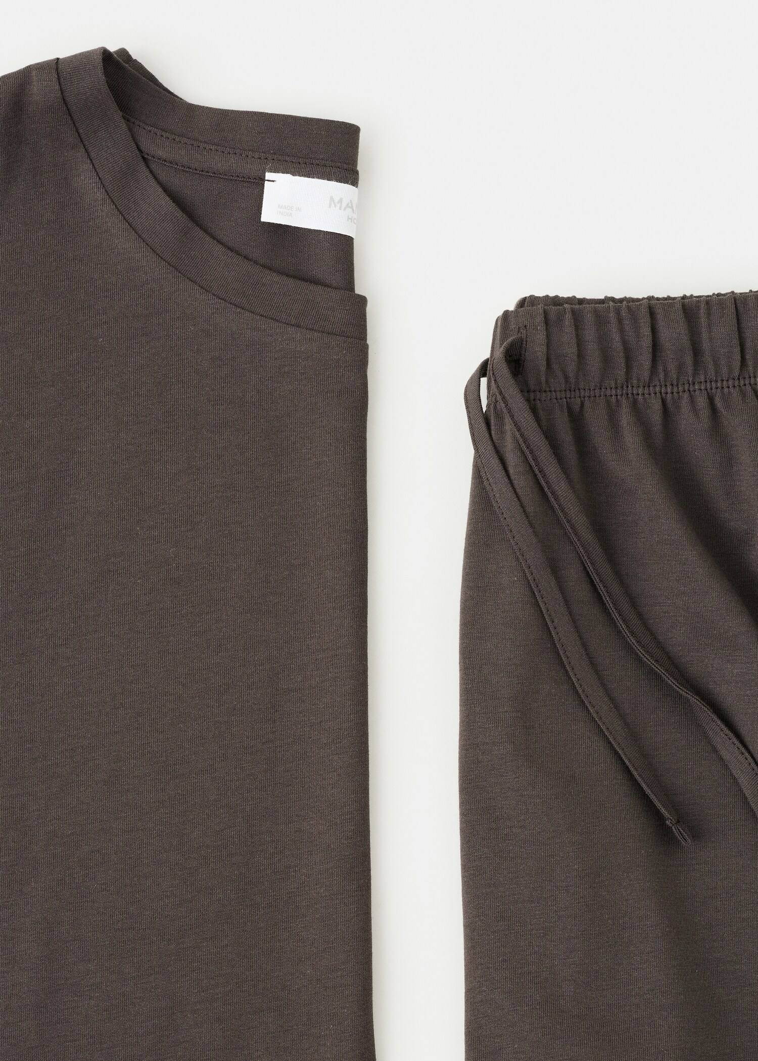 Cotton two-piece short-sleeved pyjamas - Details of the article 8