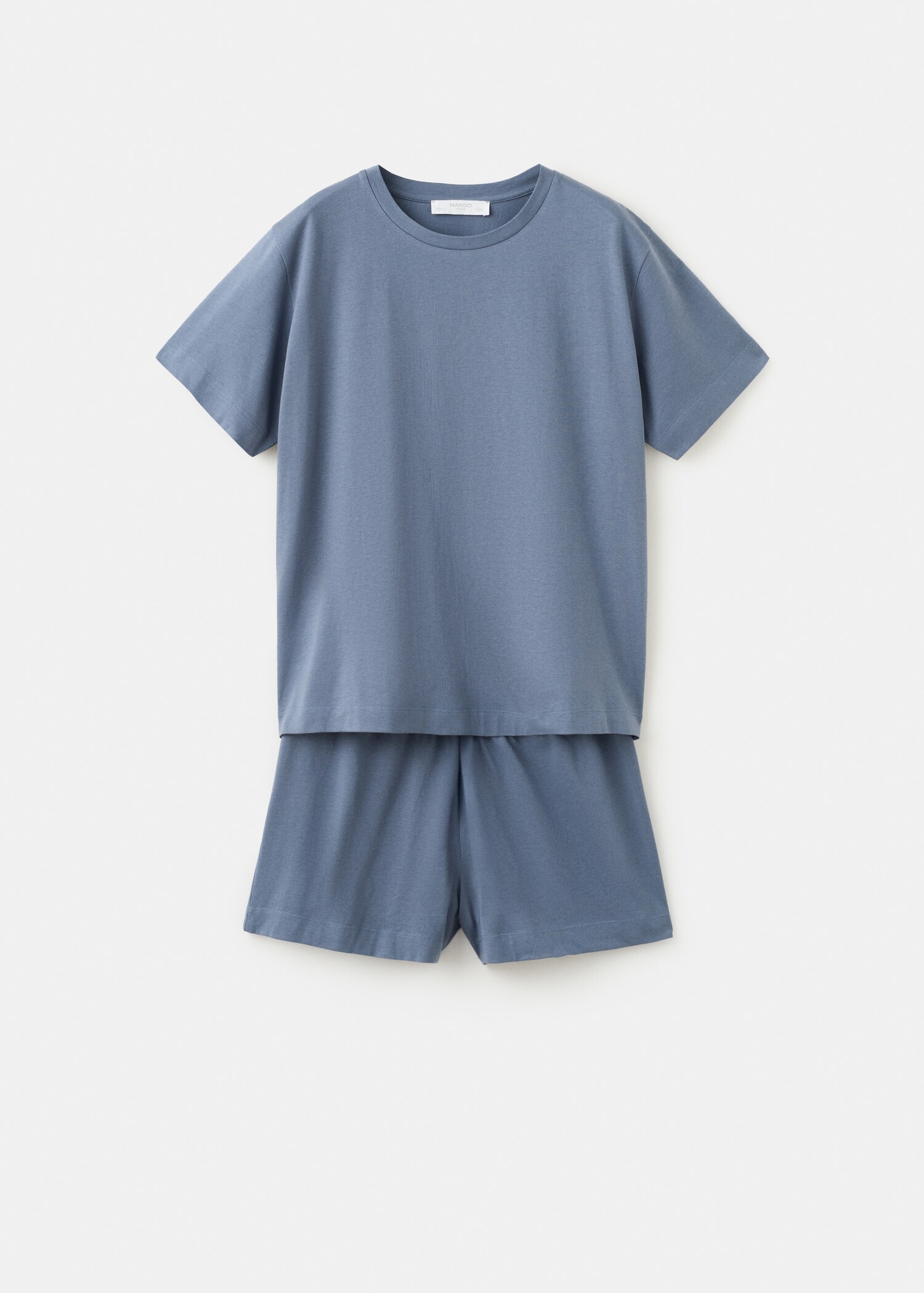 Cotton two-piece short-sleeved pyjamas - Article without model