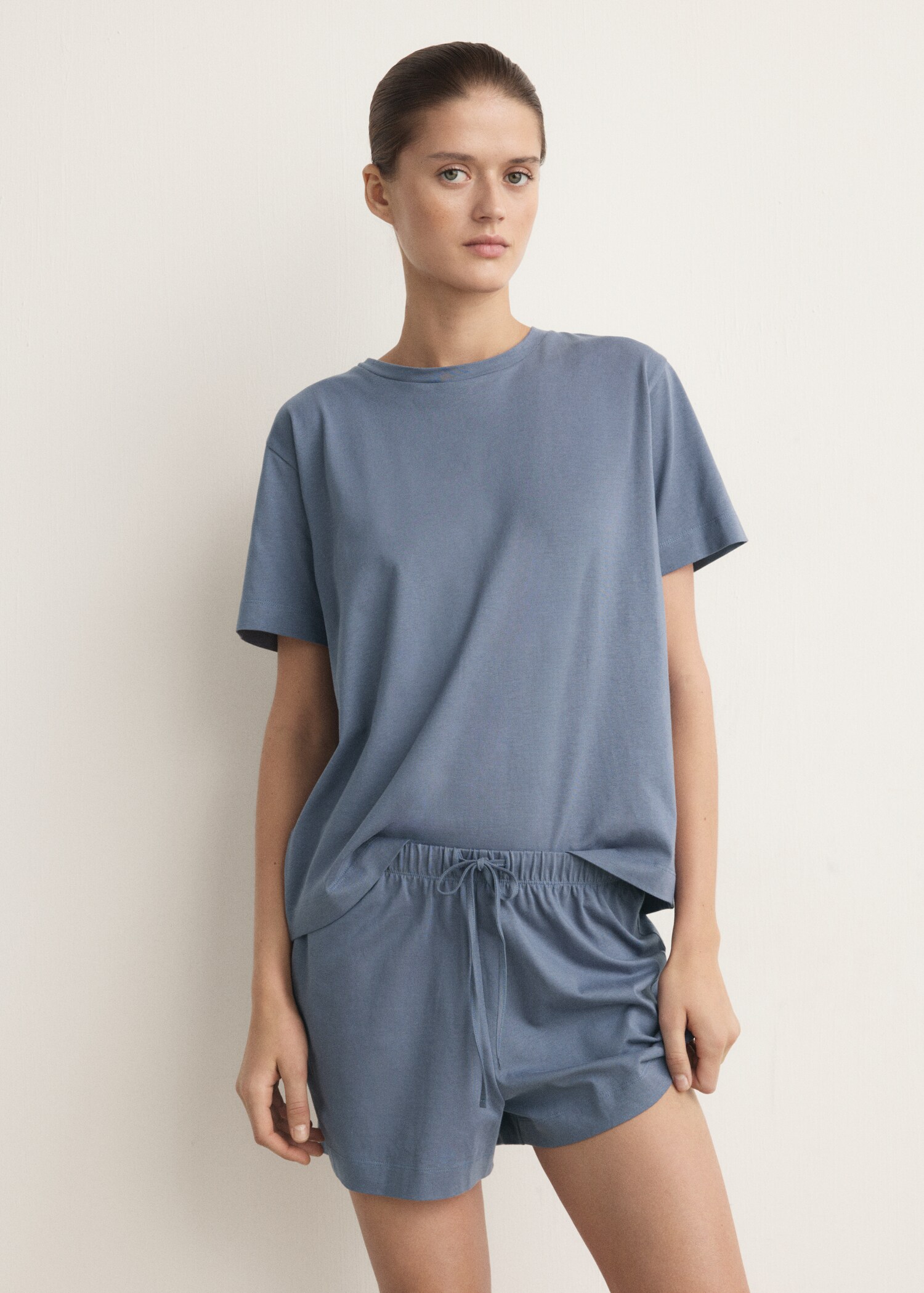 Pijama dos piezas algodón manga corta - Detalle del artículo 2