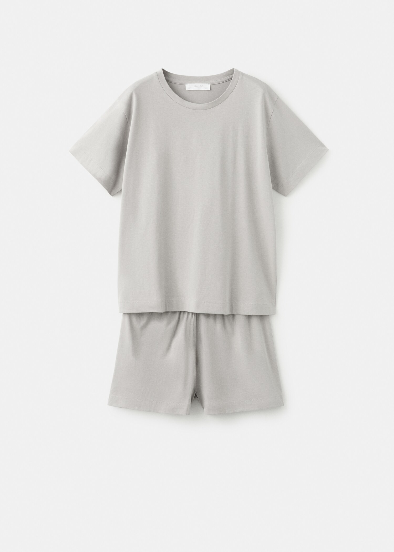 Cotton two-piece short-sleeved pyjamas - Article without model