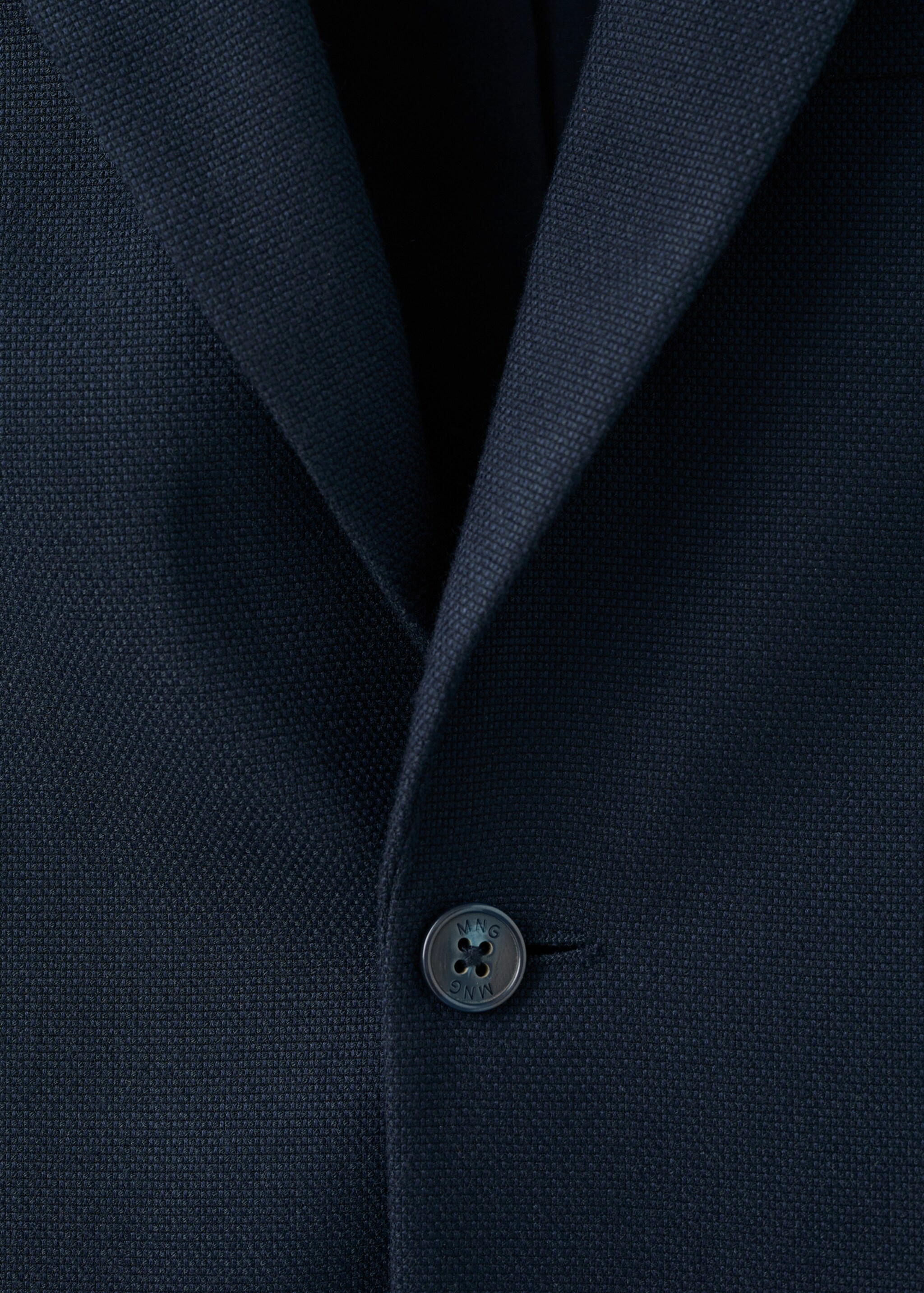 Milan slim-fit suit jacket - Details of the article 0, Dark Navy. Ref: 27061222-00.