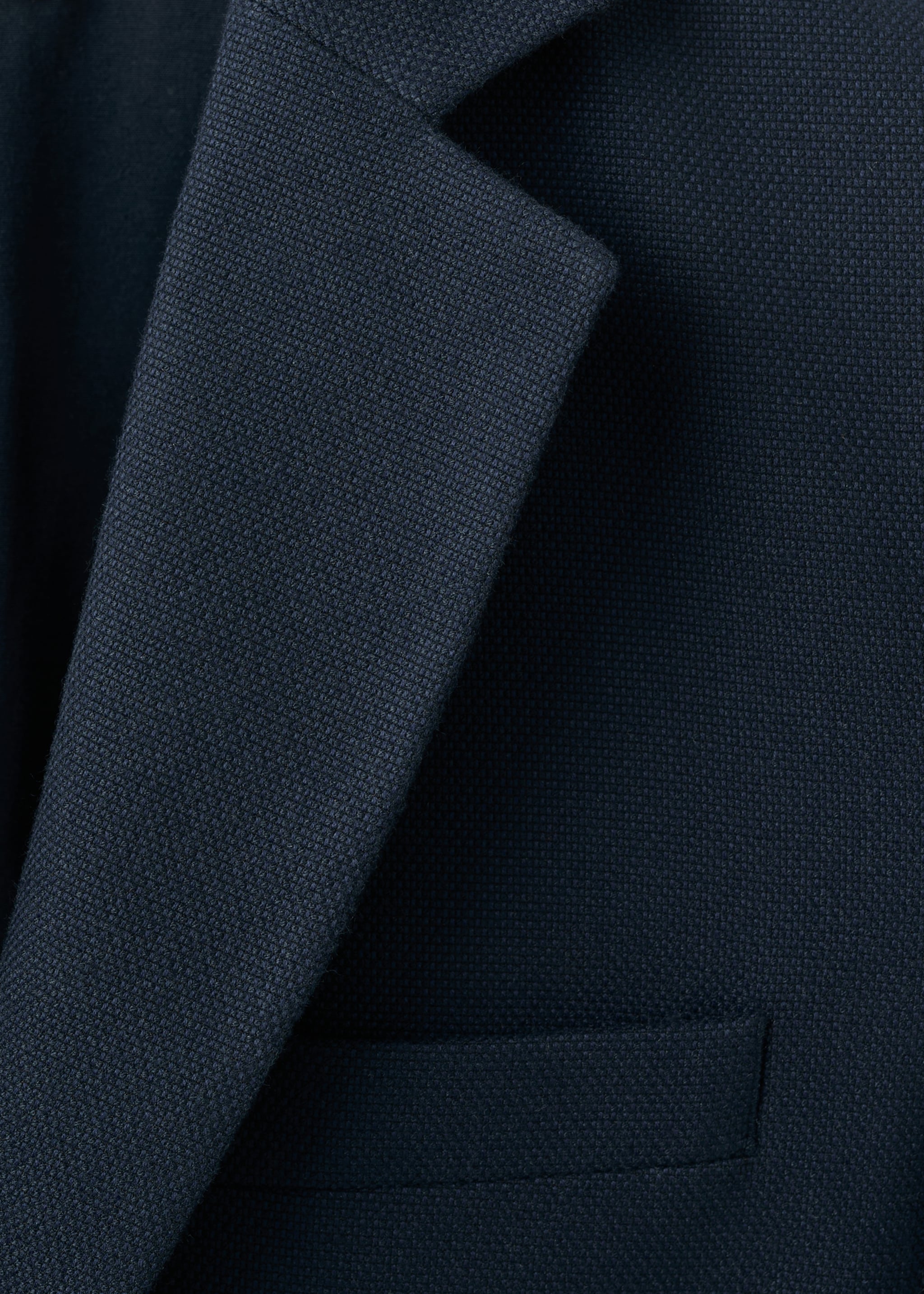 Milan slim-fit suit jacket - Details of the article 8, Dark Navy. Ref: 27061222-00.