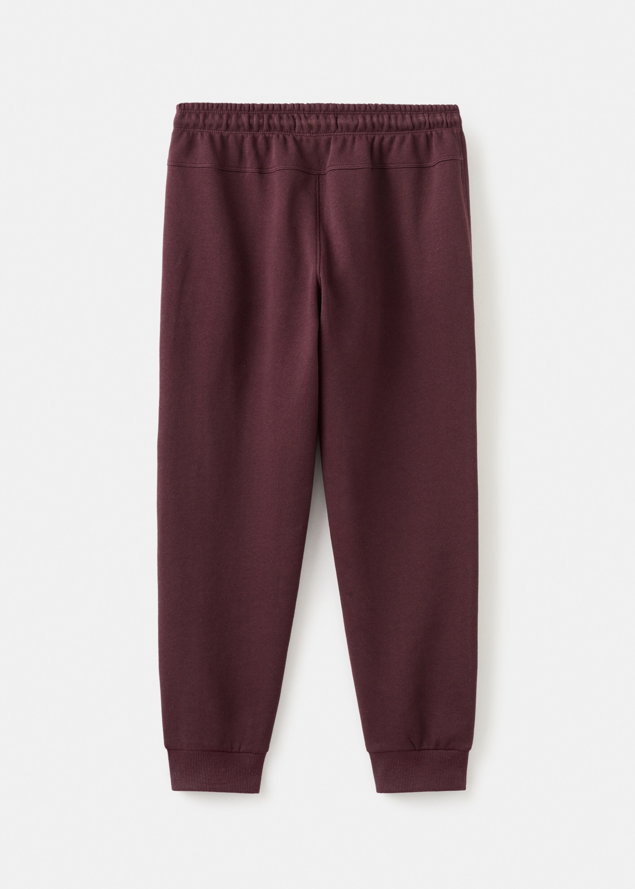 Pantalon de jogging cordon - Verso de l’article, Lie de vin. Ref: 27061230-00.