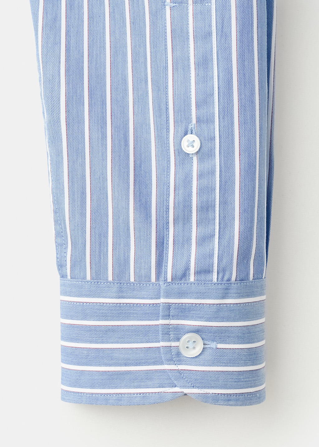 Regular fit striped cotton shirt