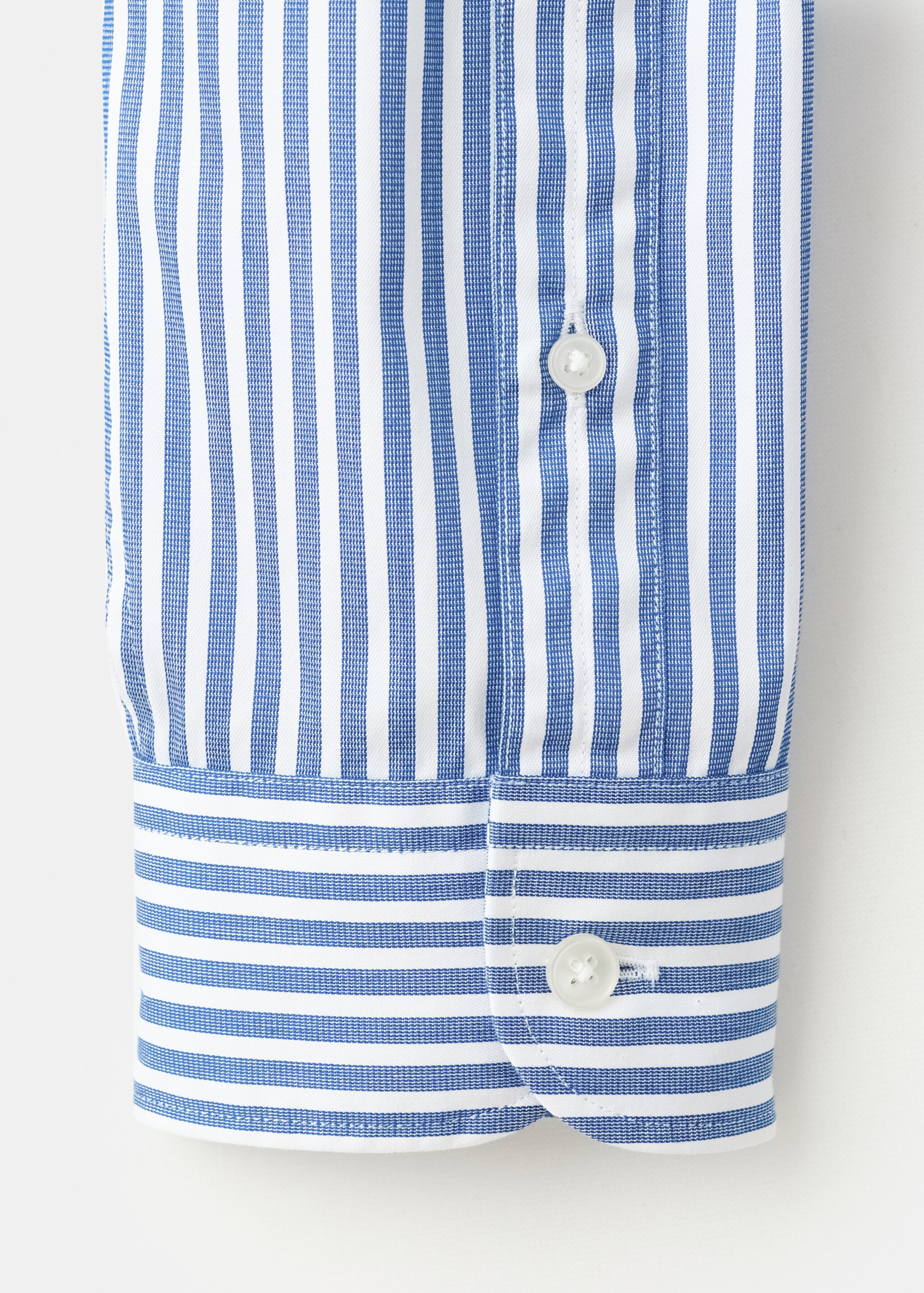 Chemise coton rayures regular-fit - Détail de l'article 0, Bleu encre. Ref: 27061231-00.