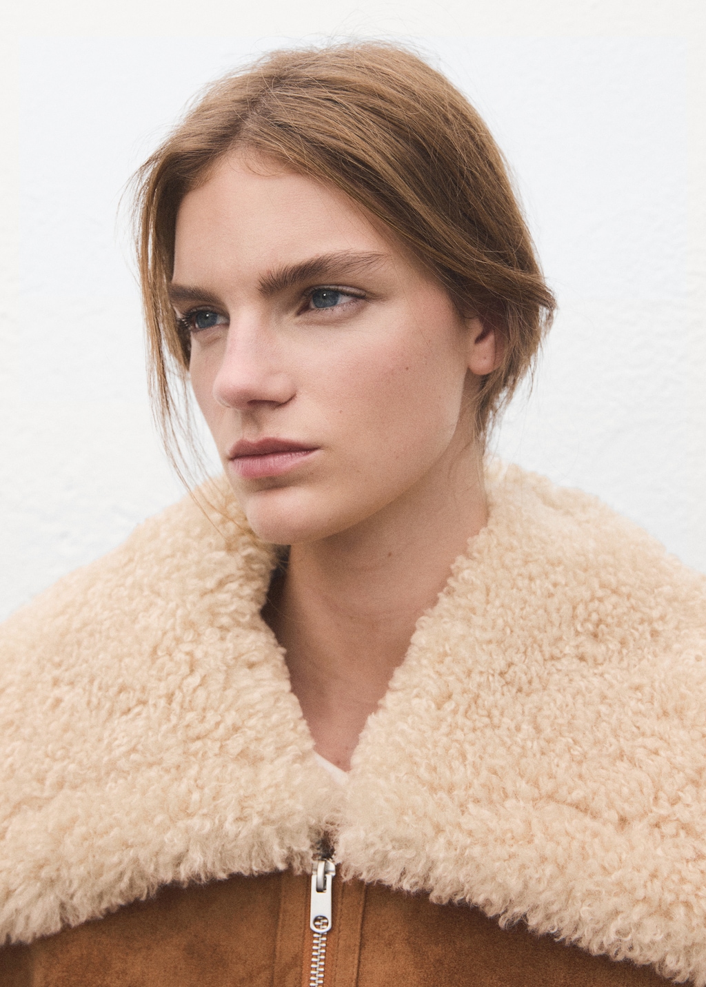 Double-faced shearling jacket
