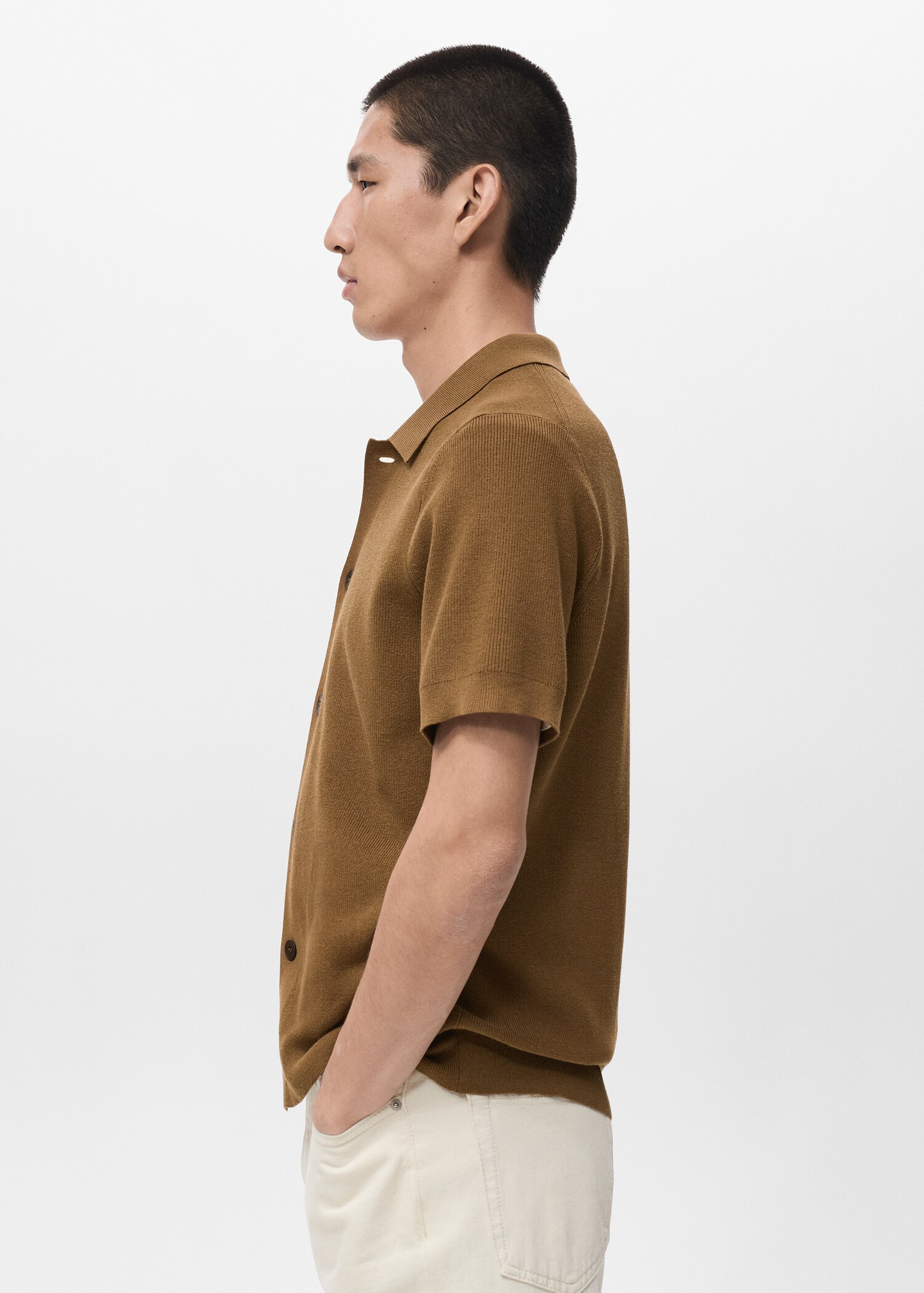 Cotton knit shirt - Details of the article 2