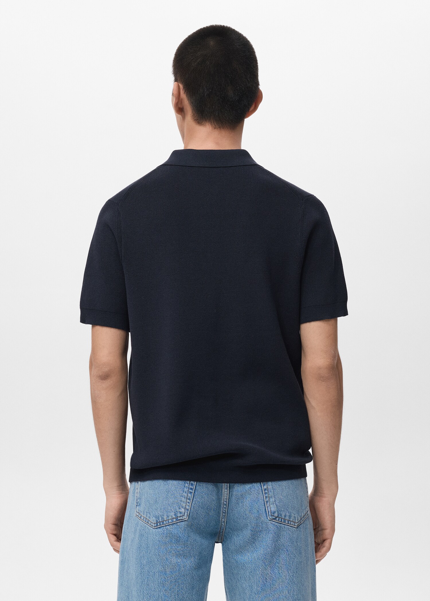 Chemise maille coton - Verso de l’article