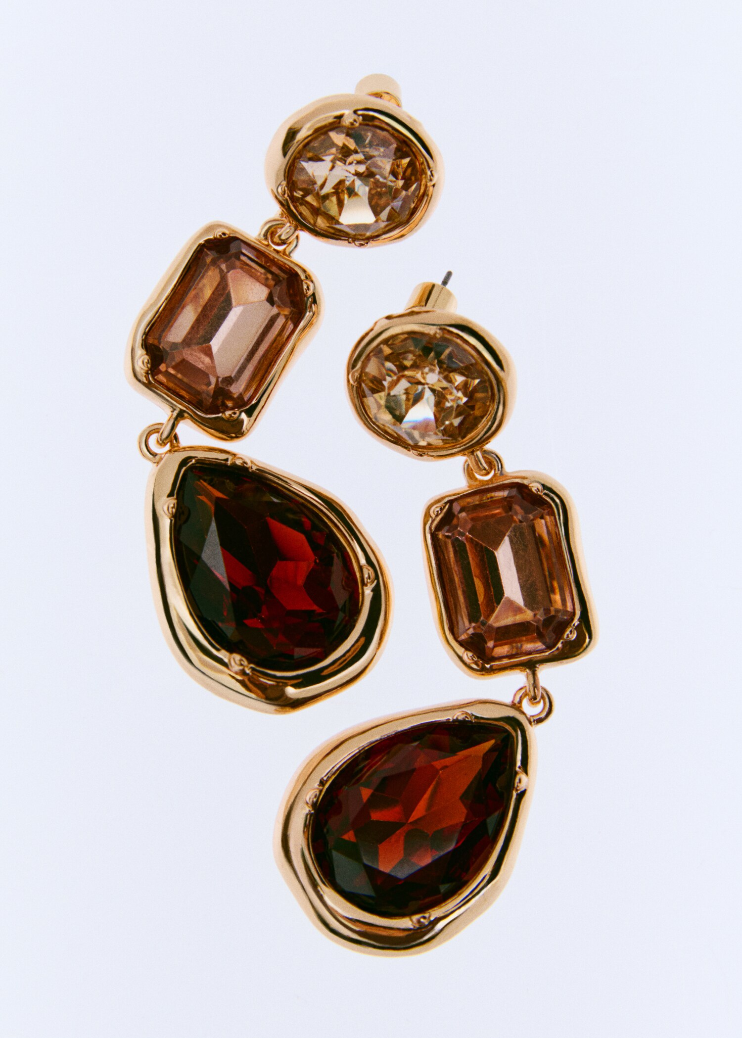 Combined long earrings - Details of the article 8