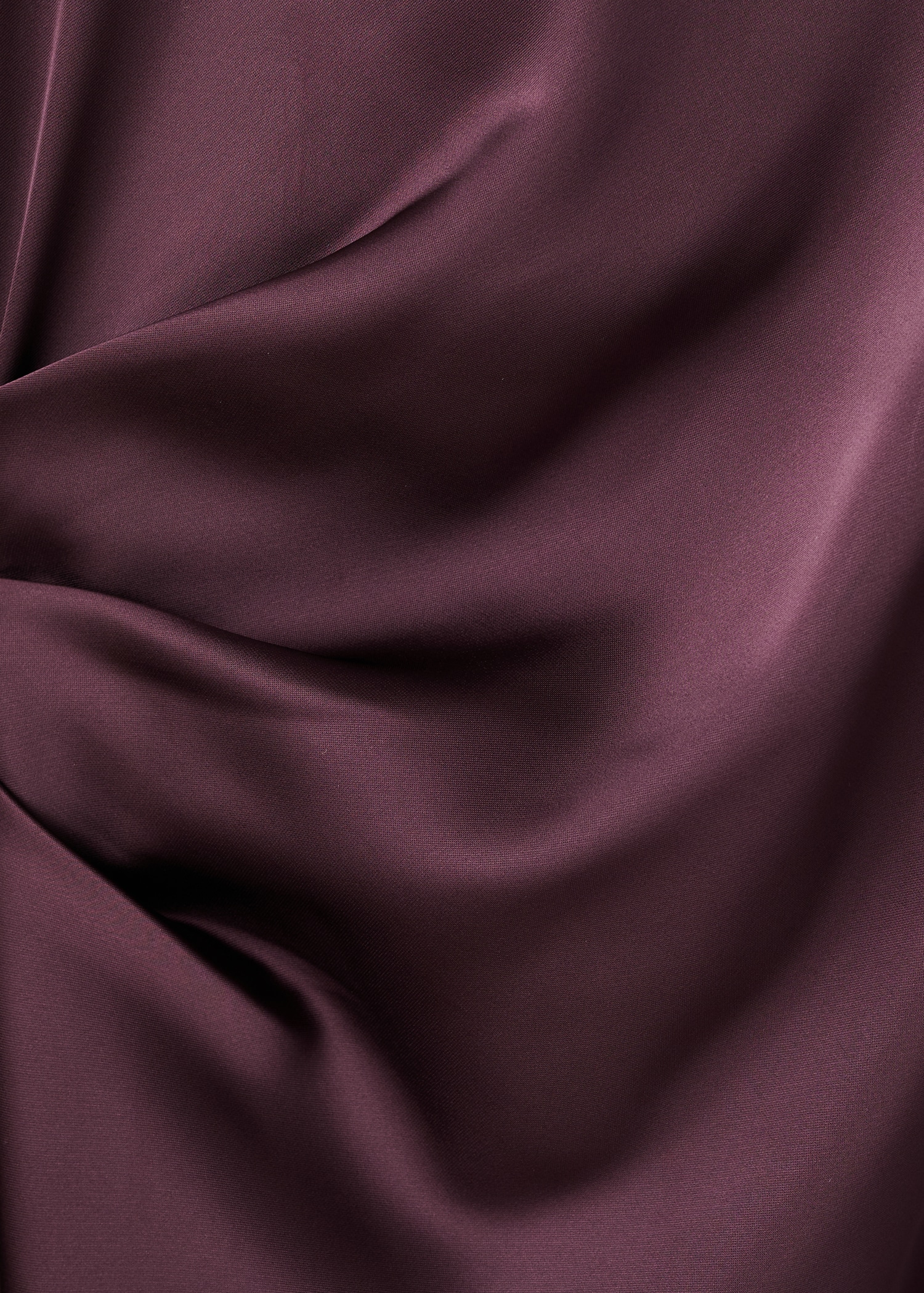 Satin high-neck dress - Details of the article 8