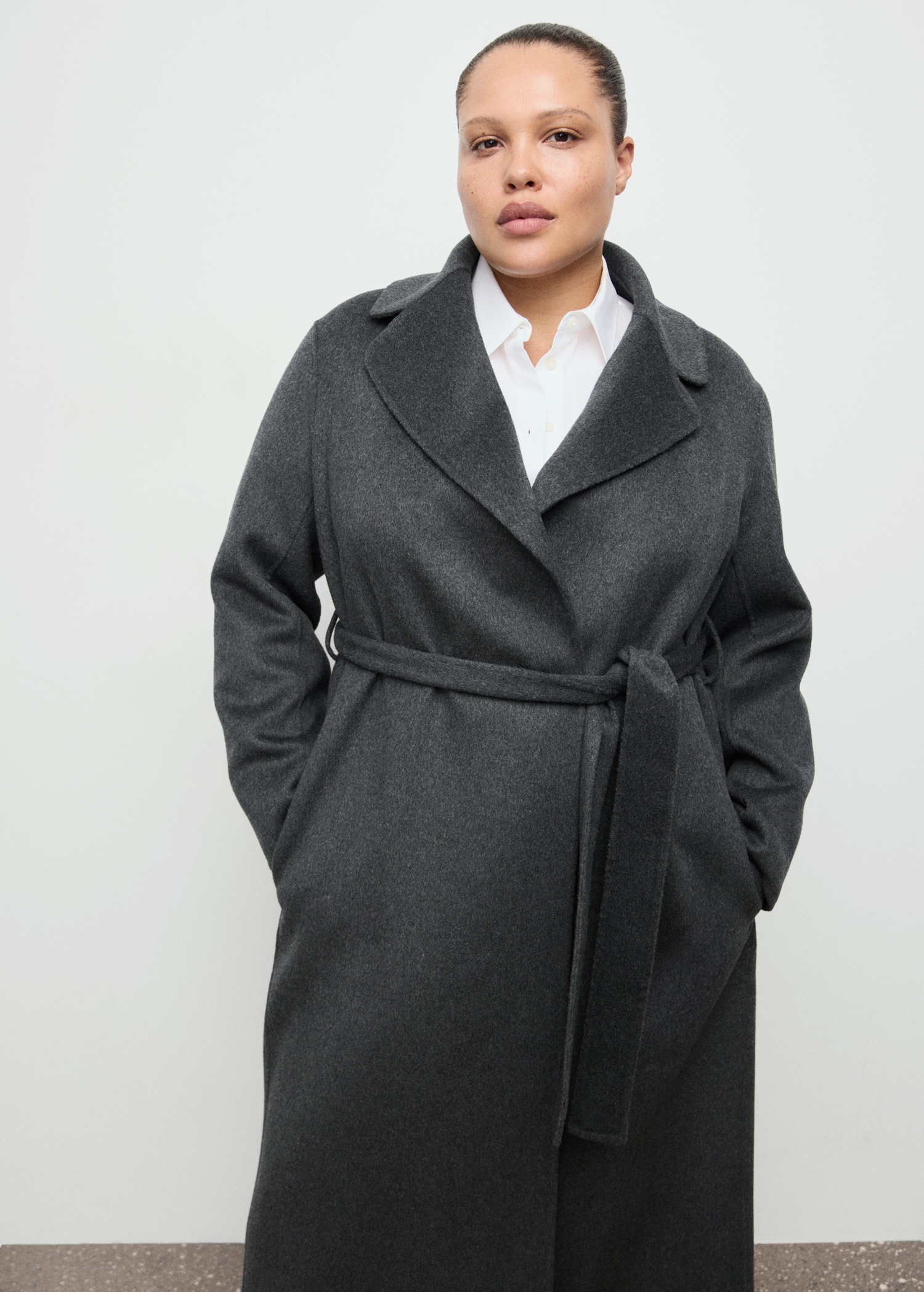 Handmade Wool Coat With Belt