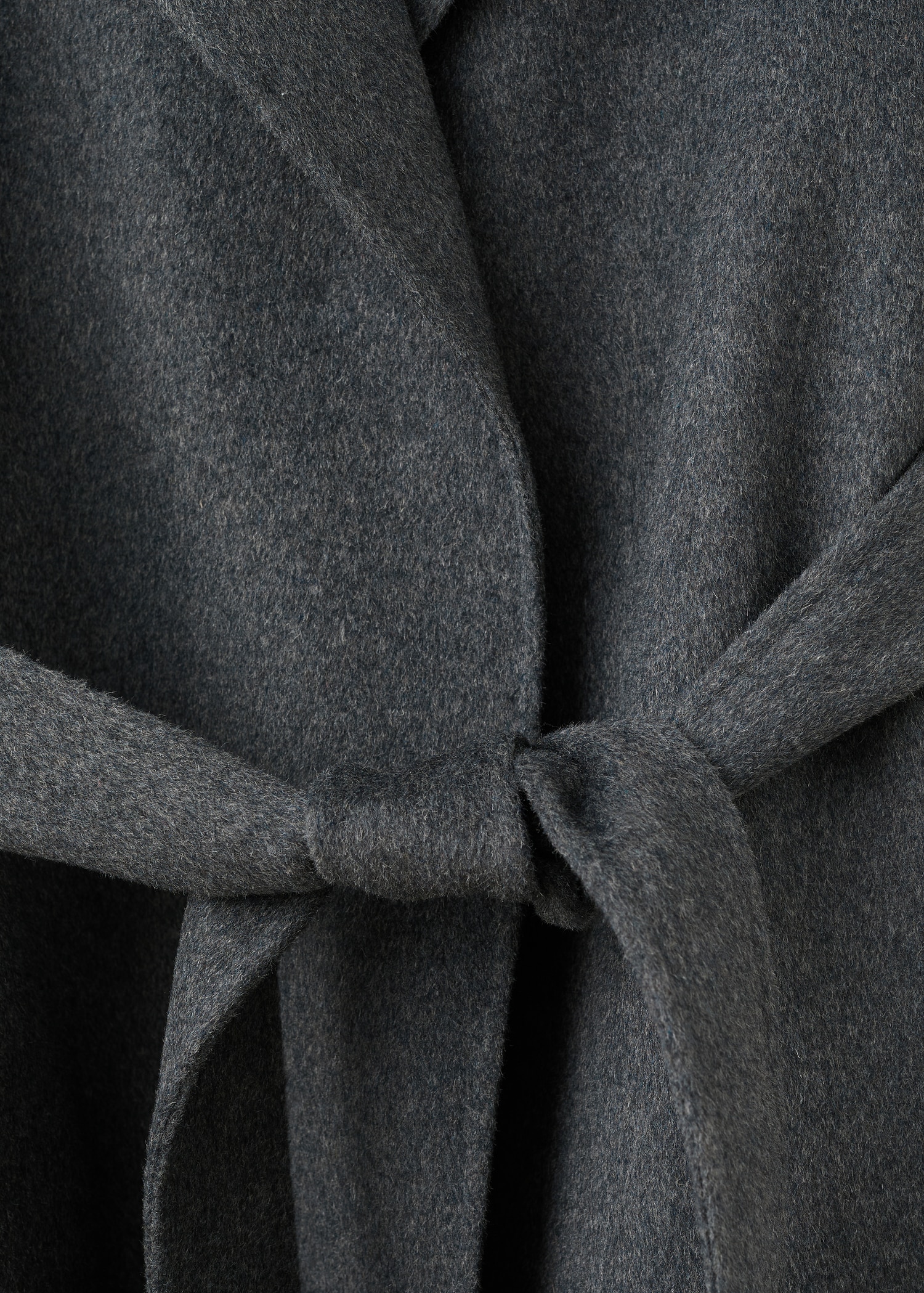 Handmade Wool Coat With Belt