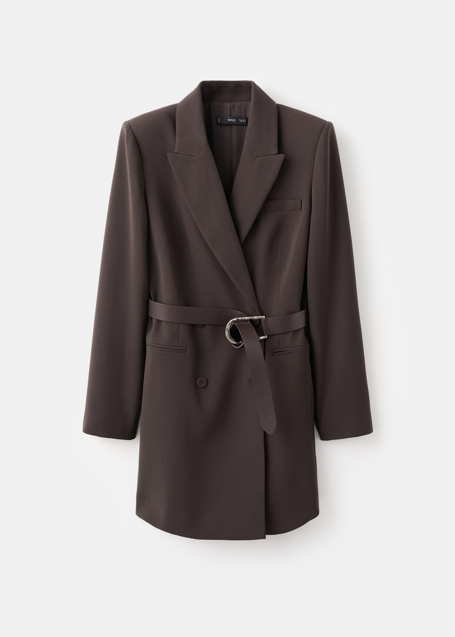 Blazer-style dress with belt - Article without model