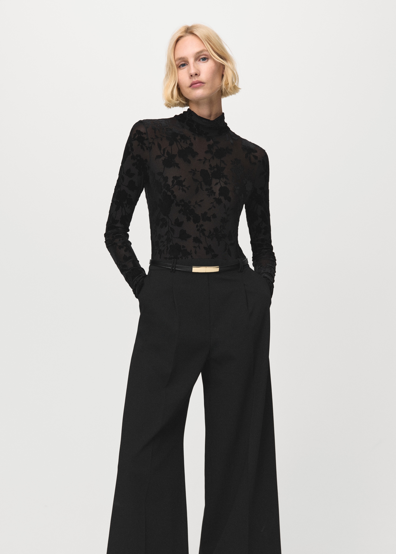 Jacquard jumpsuit - Details of the article 1
