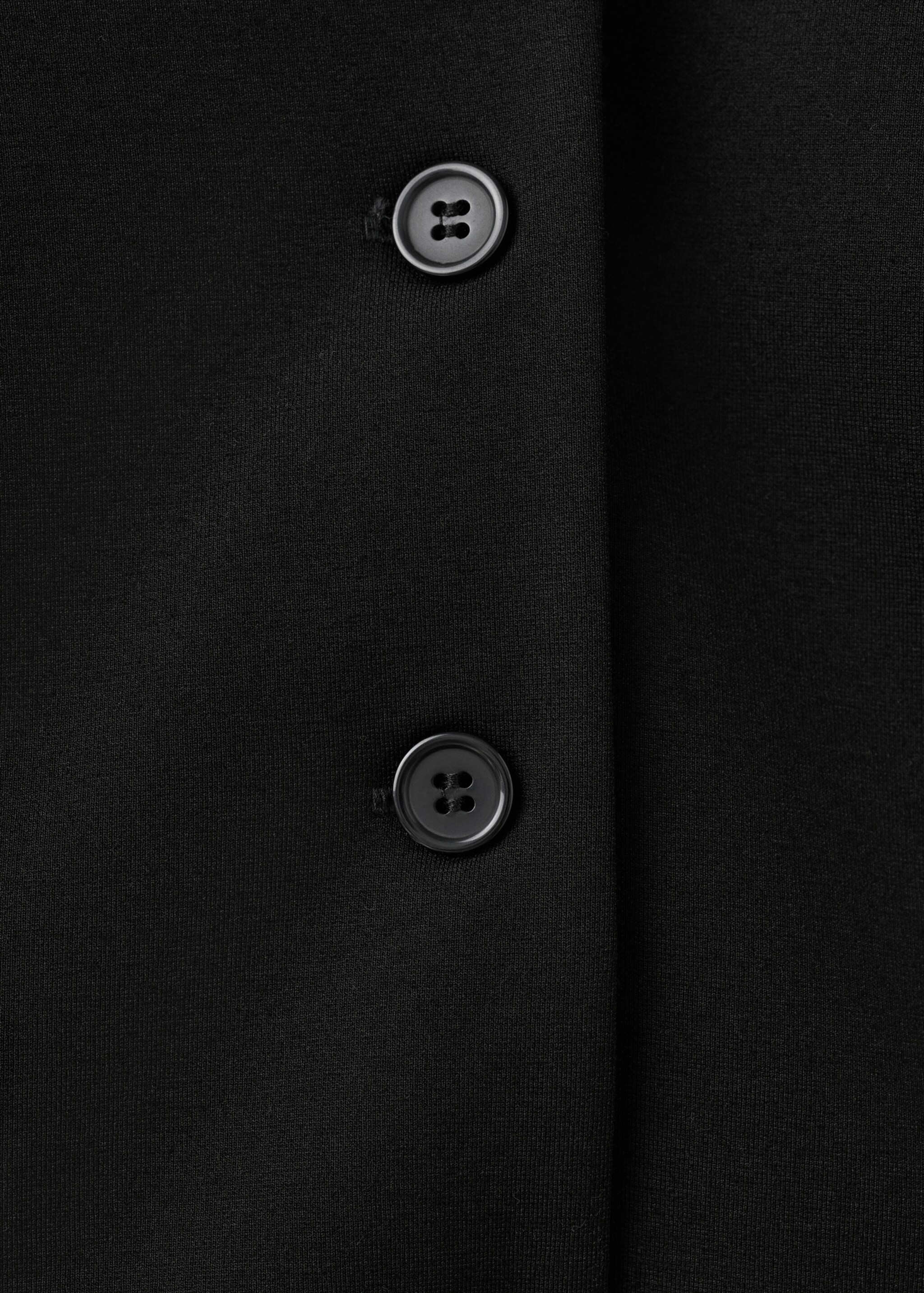 Halter-neck gilet with buttons - Details of the article 0, Black. Ref: 27061249-00.