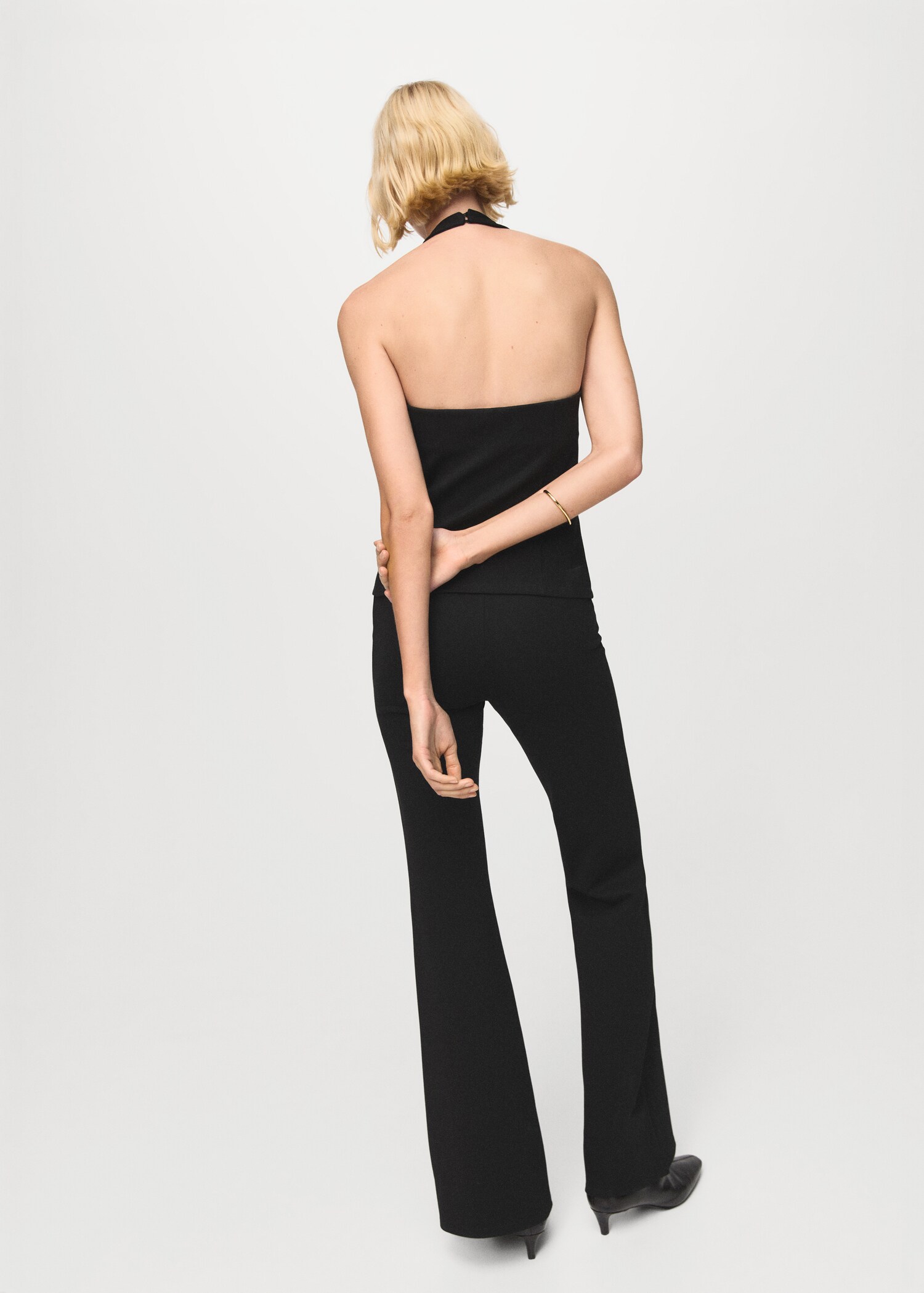 Gilet emmanchures américaines boutons - Verso de l’article