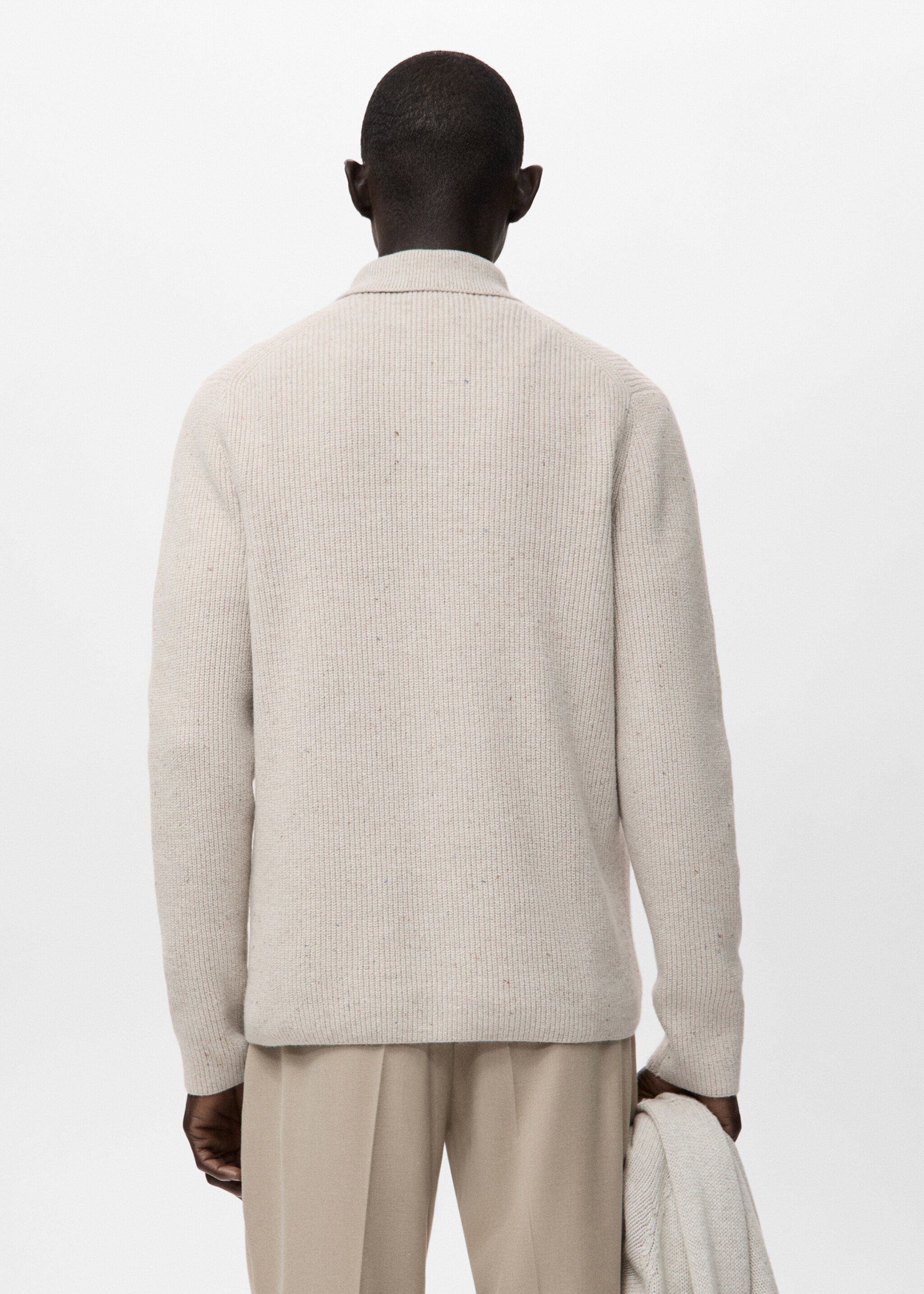 Cardigan dina - Rückseite des Artikels, Hellgrau/Pastellgrau. Ref: 27061251-00.