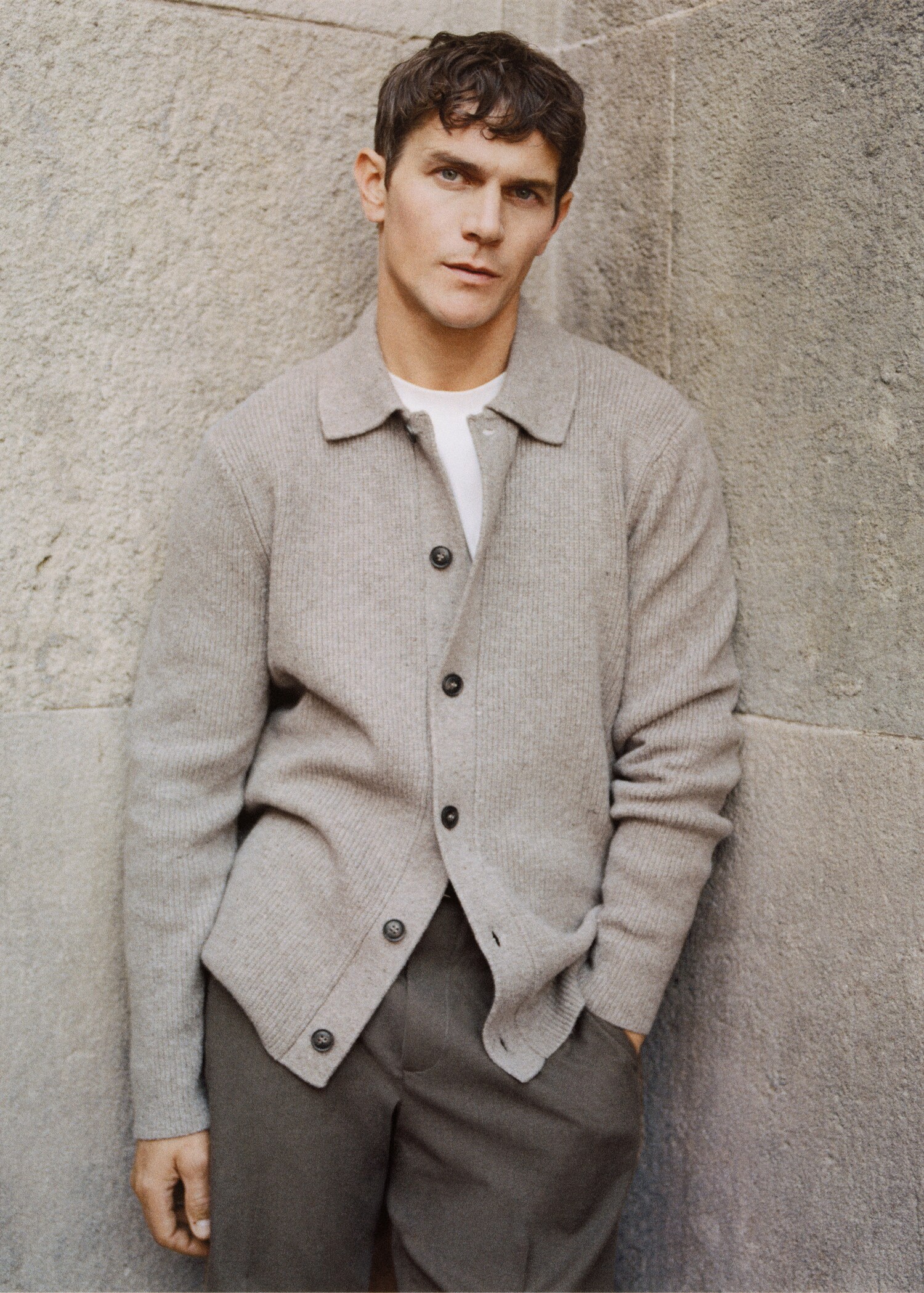 Cardigan maille côtelée - Détail de l'article 3