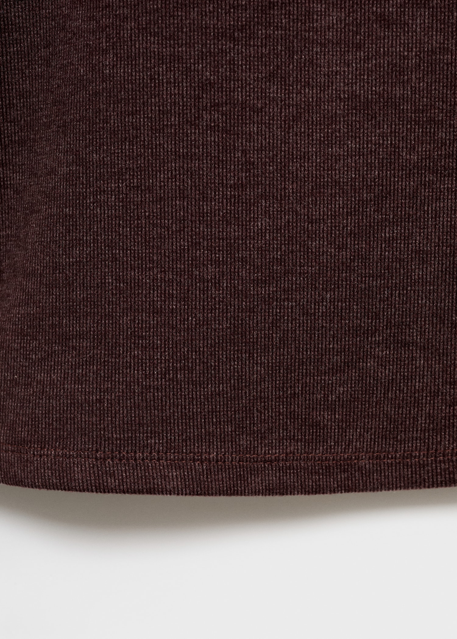 Knitted trousers with elastic waistband - Details of the article 0