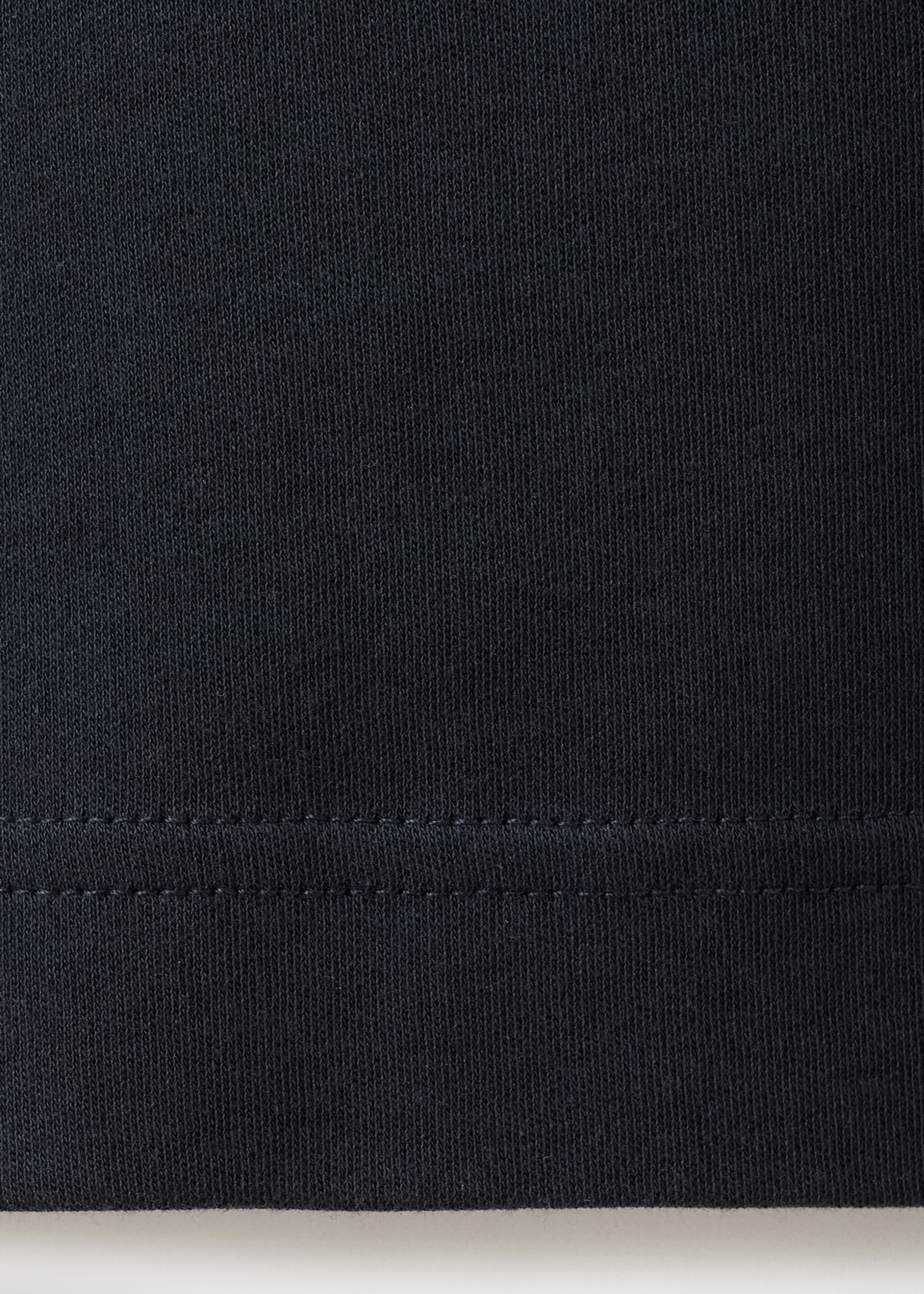 Long sleeve regular fit T-shirt - Details of the article 0, Navy. Ref: 27061254-00.