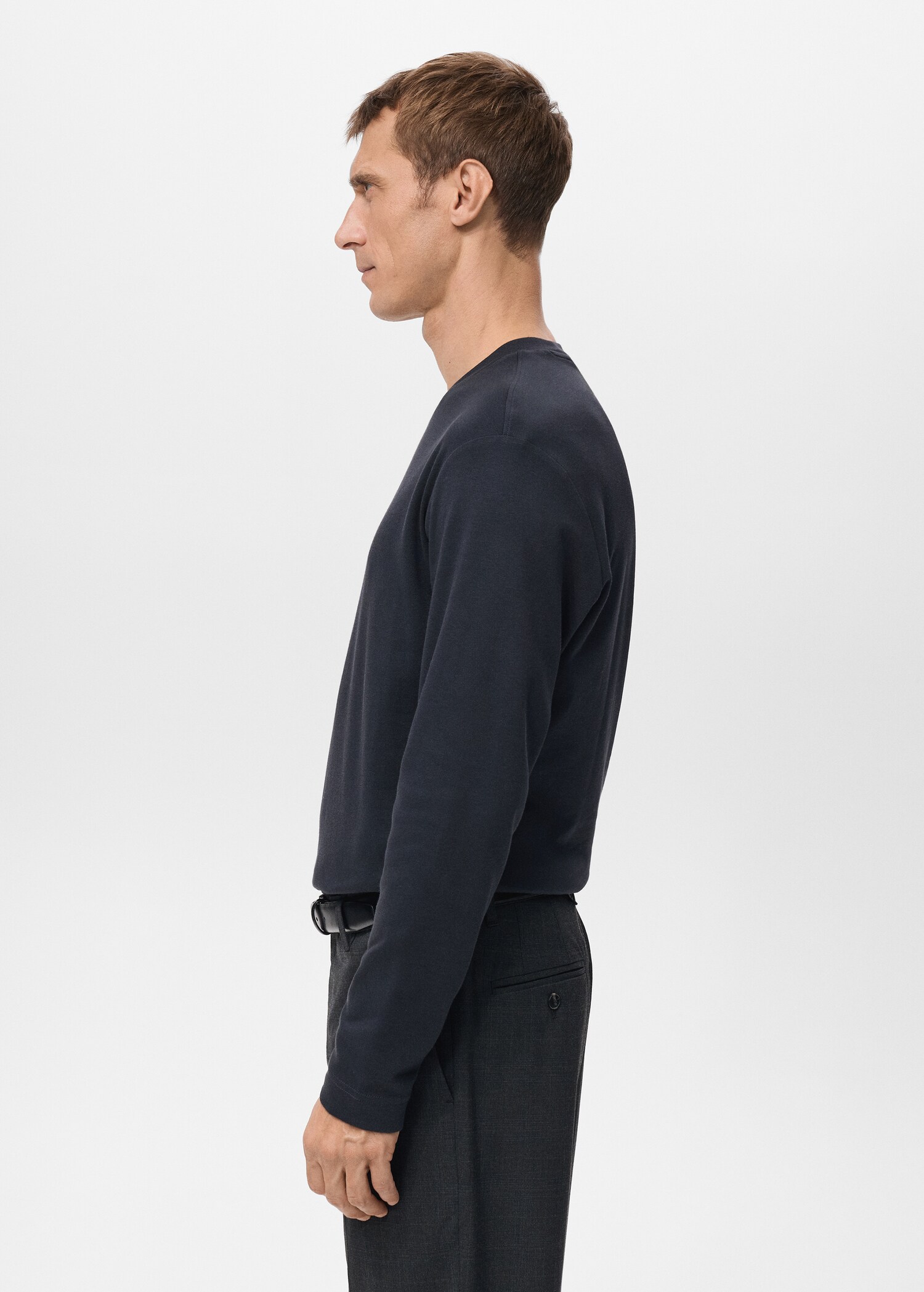 Long sleeve regular fit T-shirt - Details of the article 6