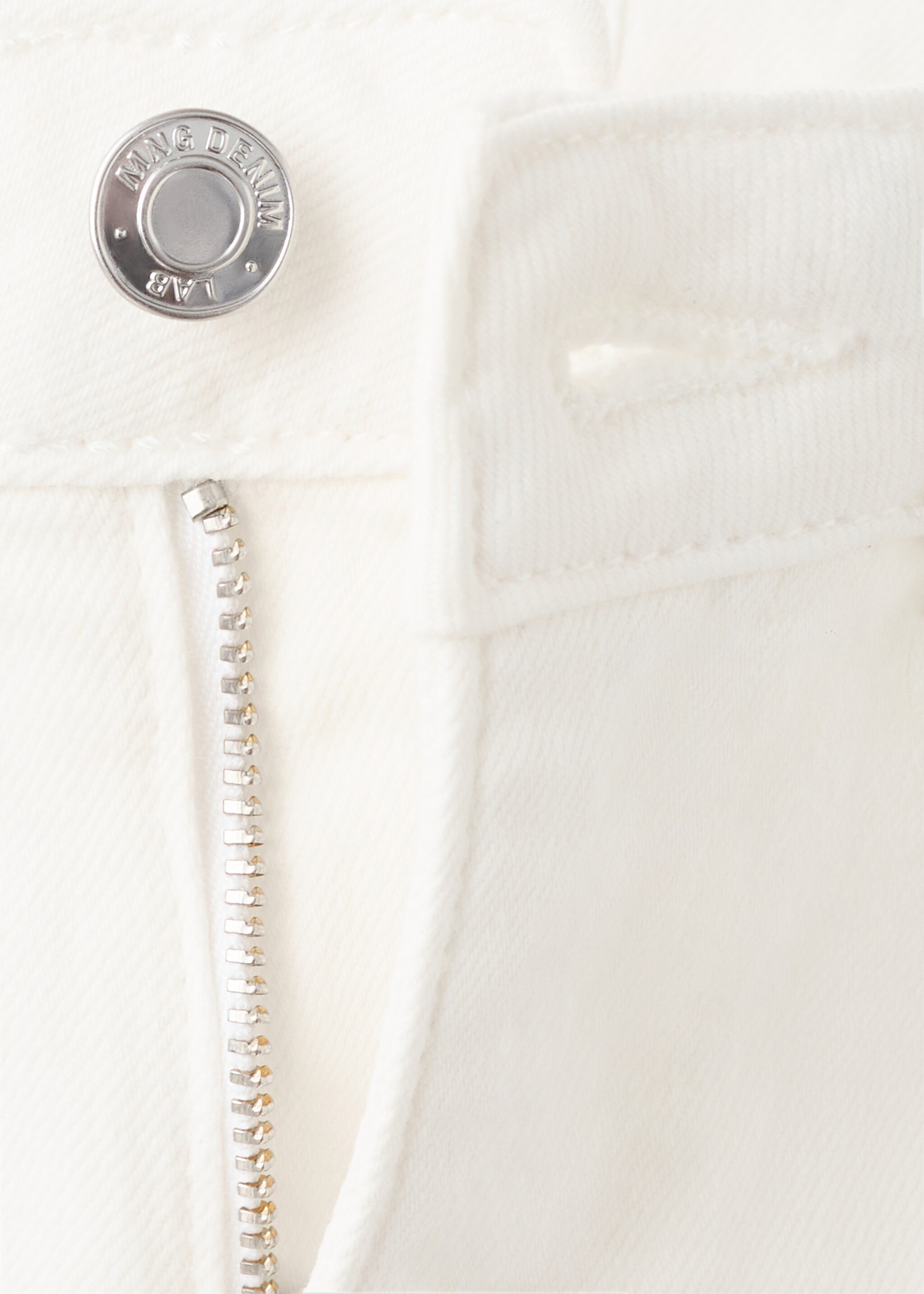 Jean slim taille normale - Détail de l'article 8, Blanc. Ref: 27061260-00.