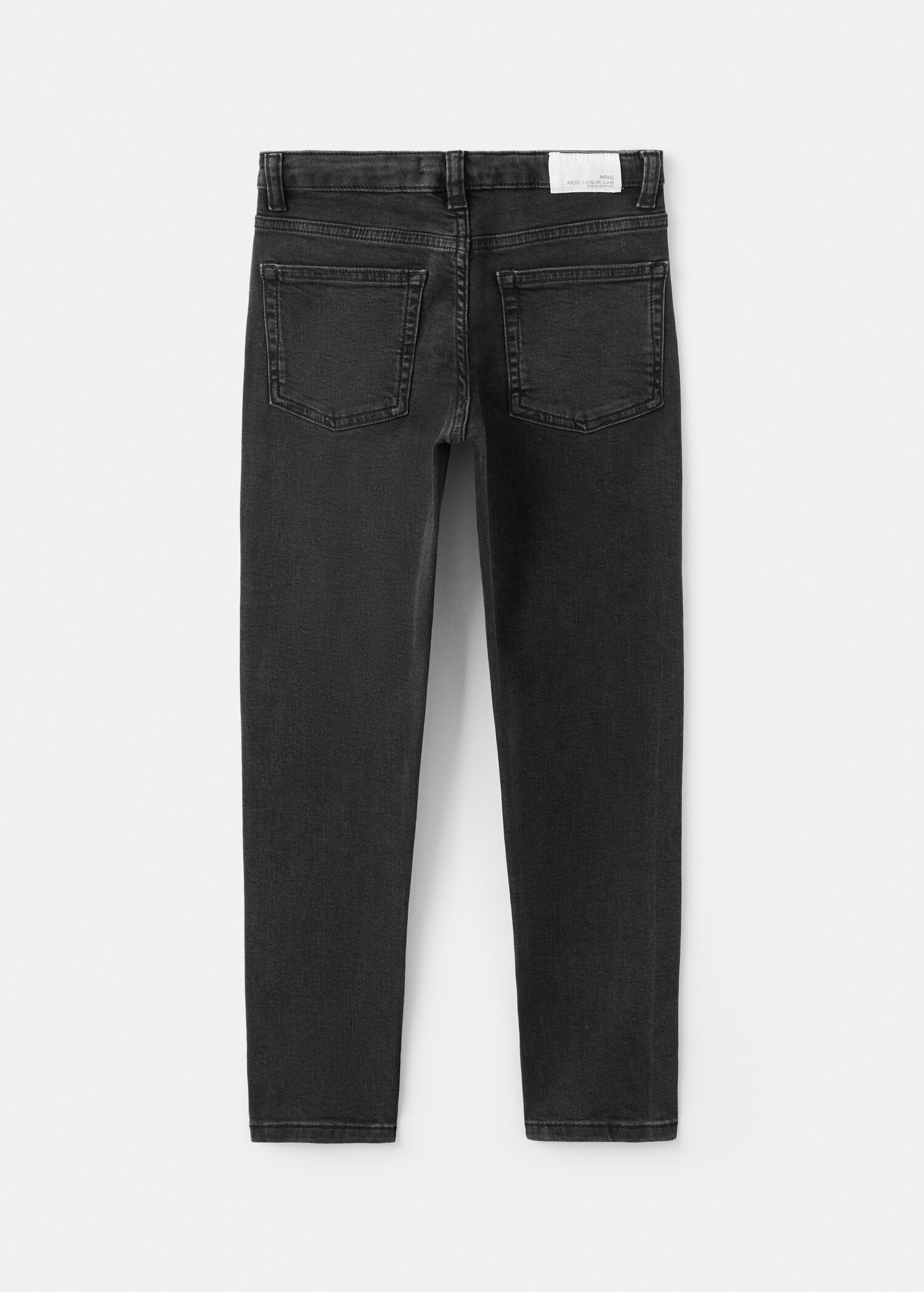 Slim-fit mid-rise jeans - Achterkant van het artikel