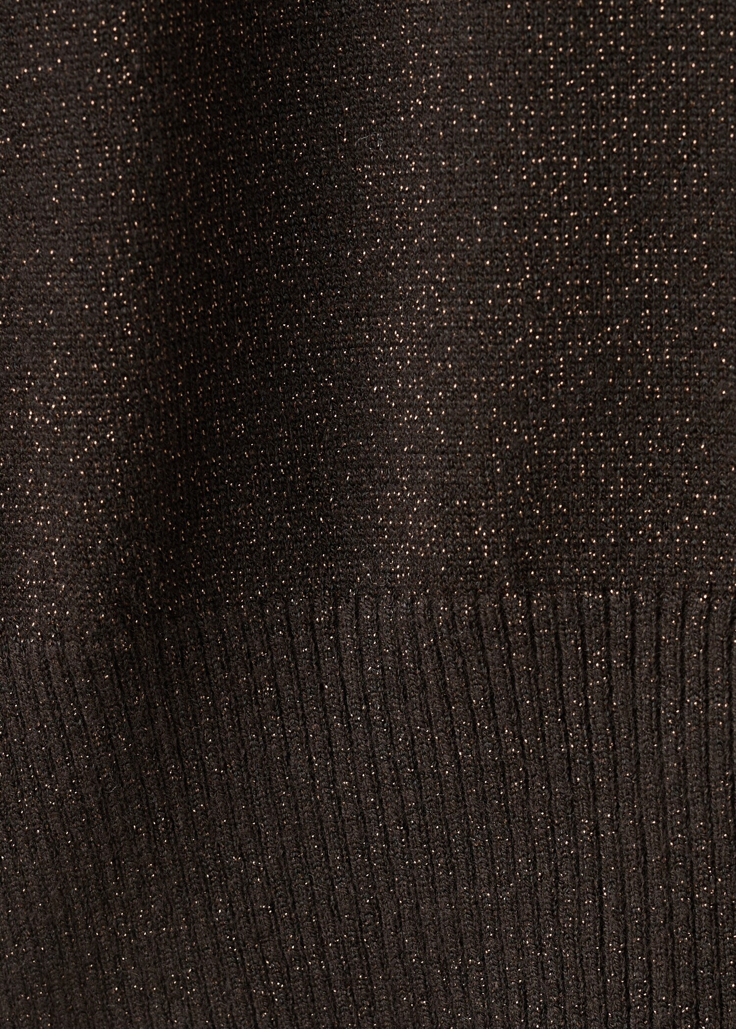 Short-sleeved lurex sweater - Details of the article 0