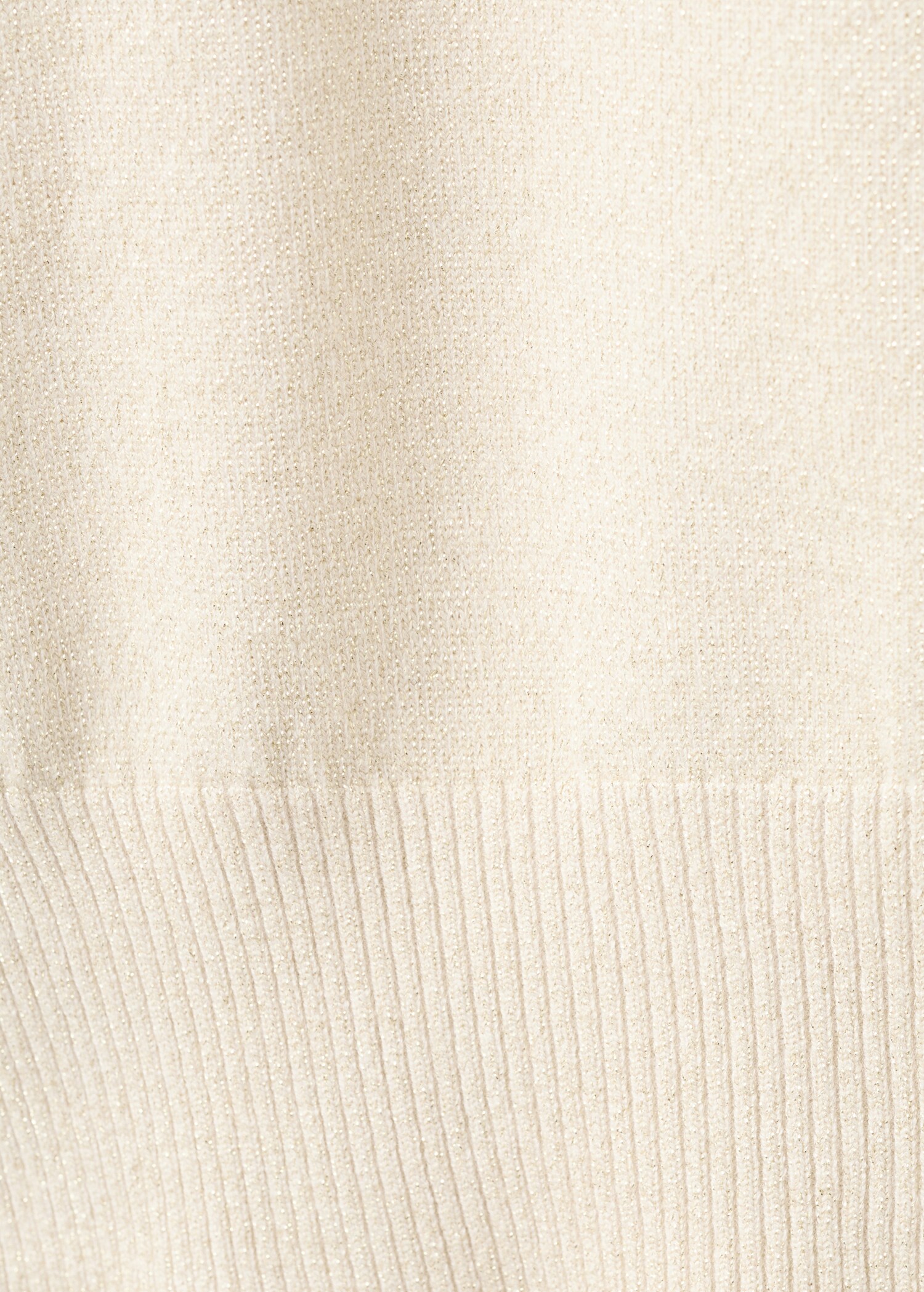 Short-sleeved lurex sweater - Details of the article 0