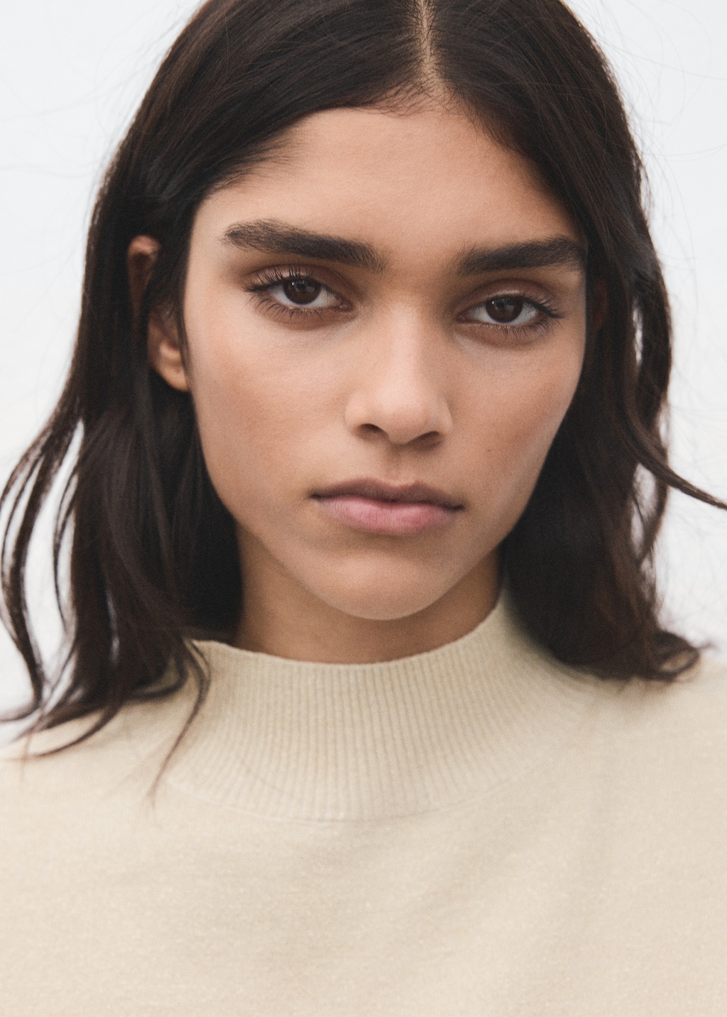 Mango Short-sleeved lurex sweater